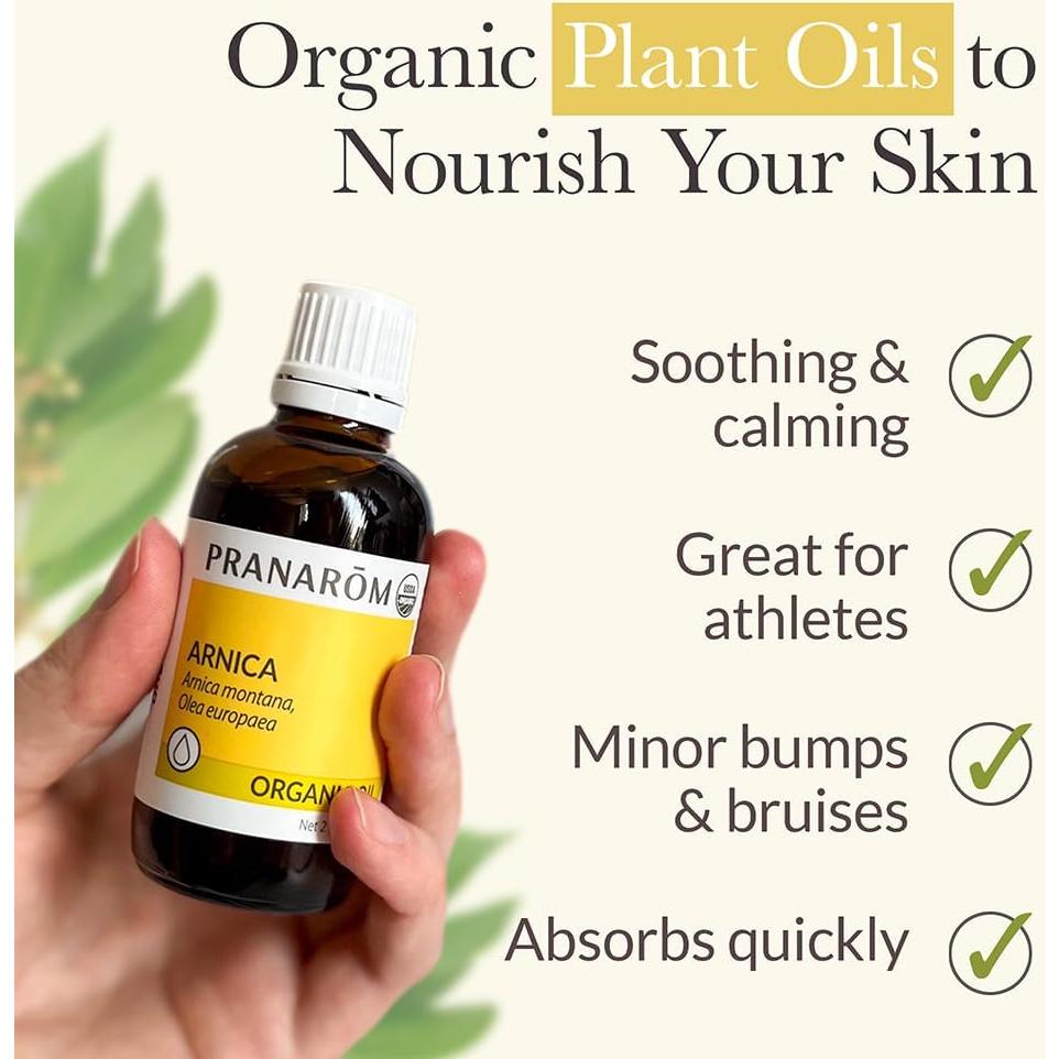 Aceite de Arnica Orgánico Pranarom 59 ml - Alivio Muscular