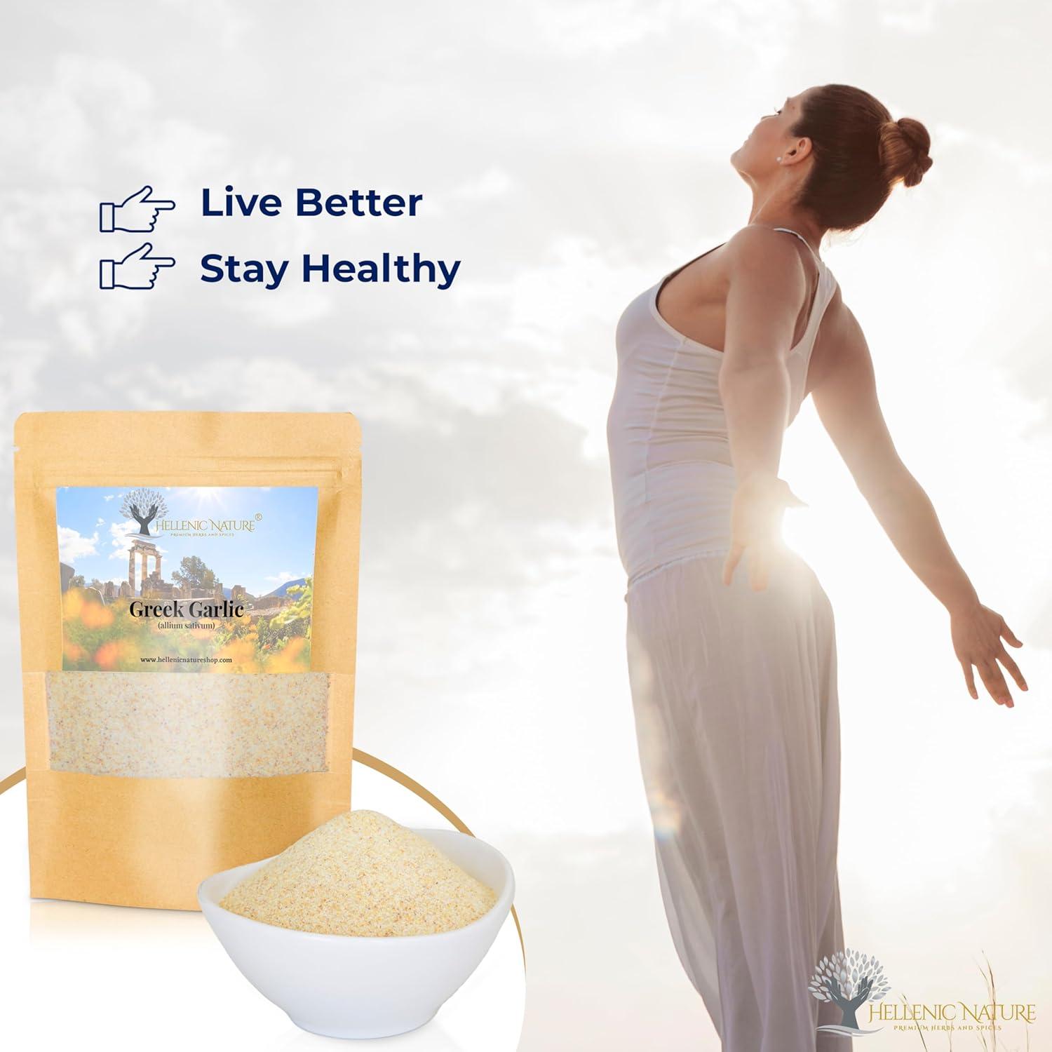 Gránulos de Ajo Secos Orgánicos Hellenic Nature 100g