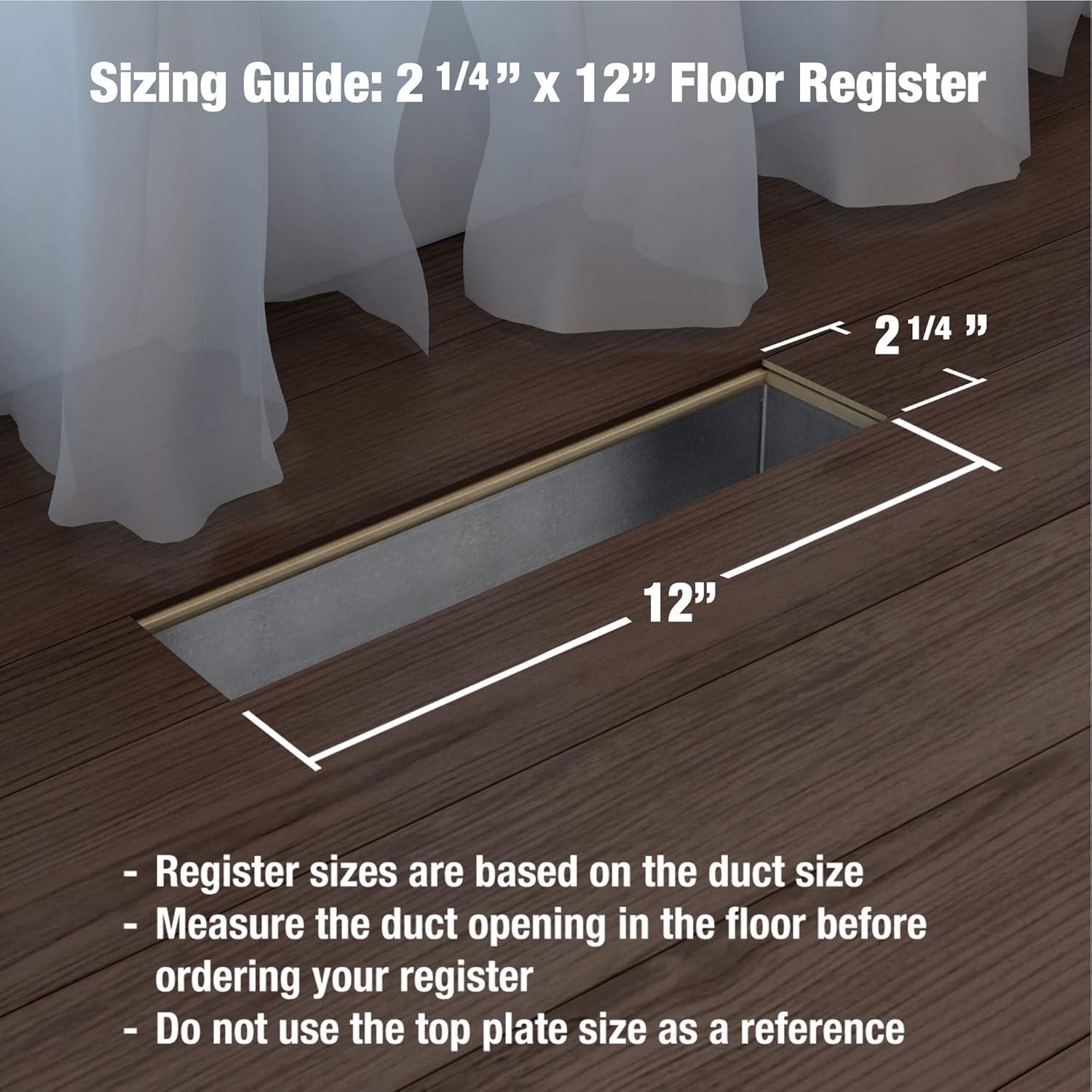 Registro de Piso de Plástico Imperial RG1471 Blanco 30.5x12 cm