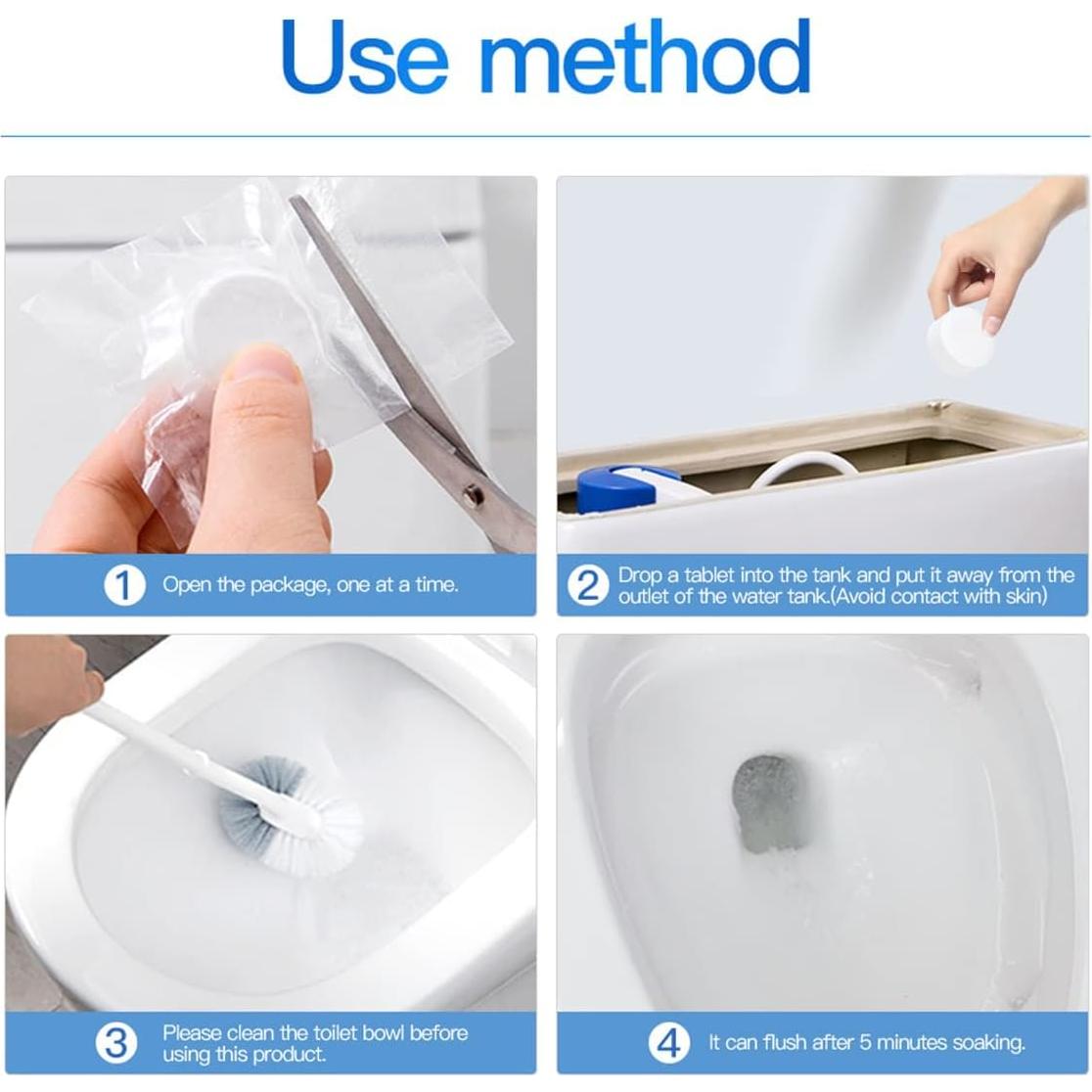 Tabletas Limpiadoras de Inodoro Kiisiiso 26 Pack - Larga Duración