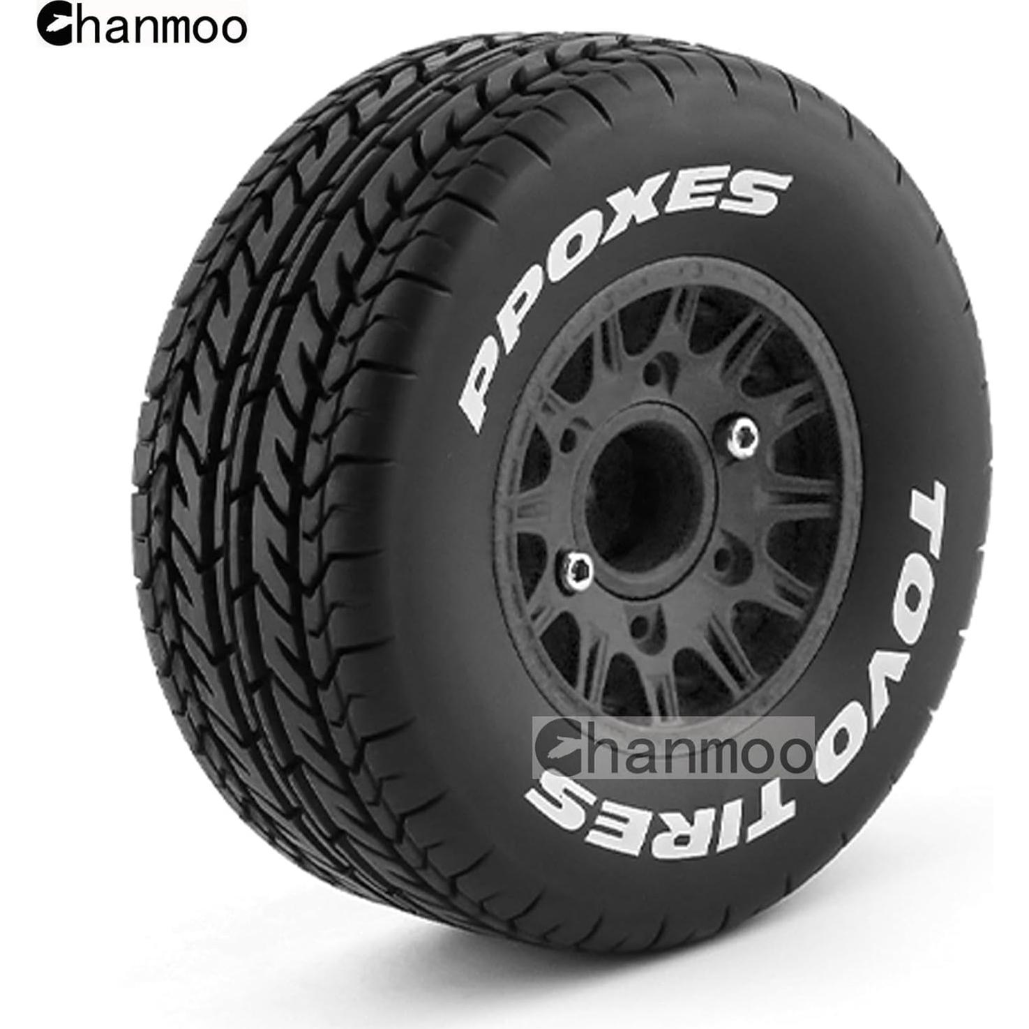 Neumáticos de Camión RC Chanmoo 1:8 1:10 4PCS Caucho