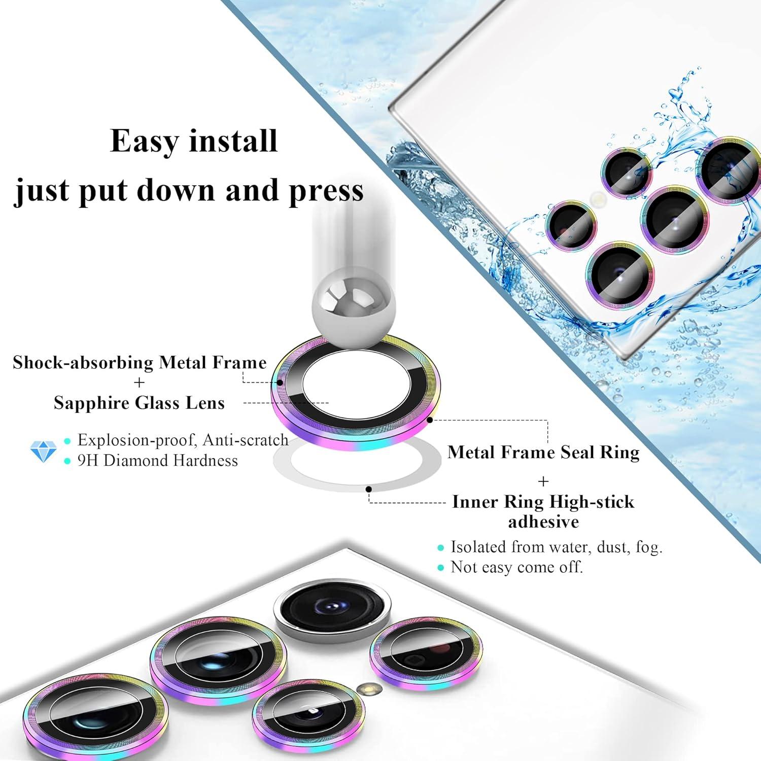 Protector de Lente de Cámara JOLOJO para Galaxy S22 Ultra