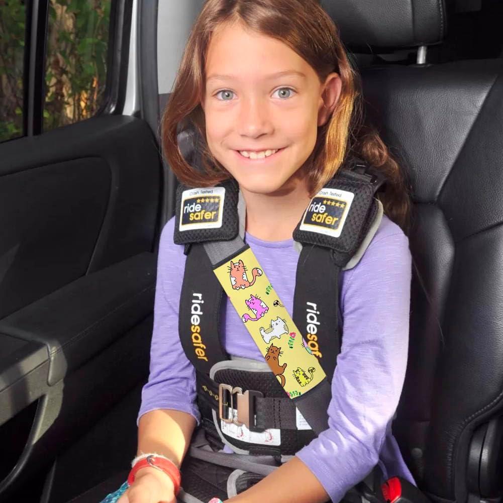 BAOZOON Fundas de Cinturón de Seguridad Neopreno 4 Pcs Niños