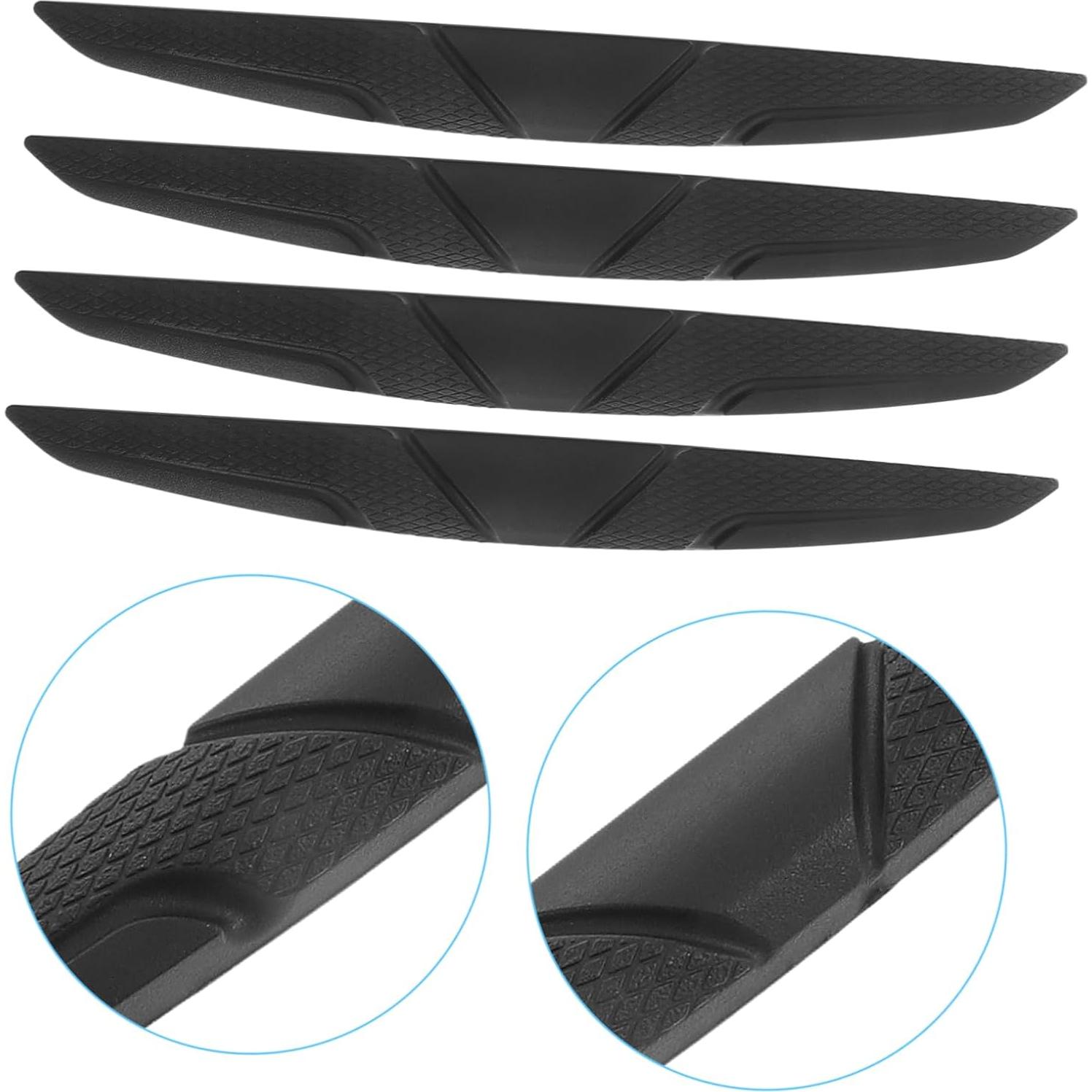 Protector de Bordes de Puerta Unomor 4 Piezas Silicona Negro