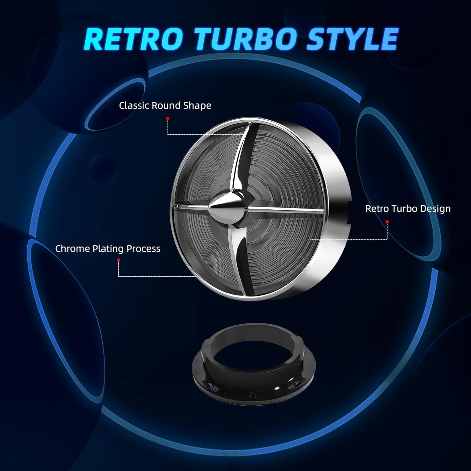 Cubiertas de Lentes de Giro BOSYCY 3.25" Ahumadas 2 Pcs