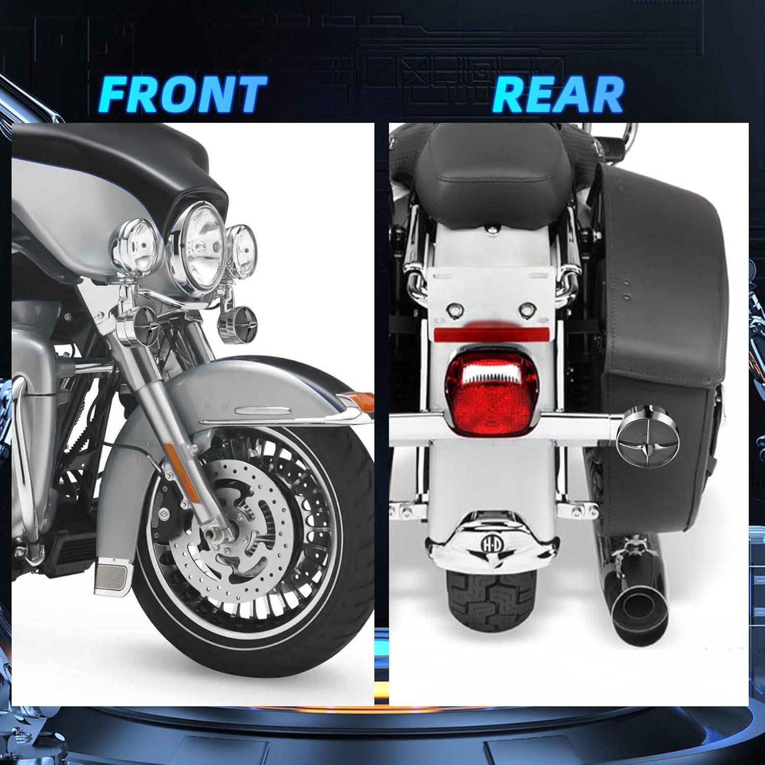 Cubiertas de Lentes de Giro BOSYCY 3.25" Ahumadas 2 Pcs