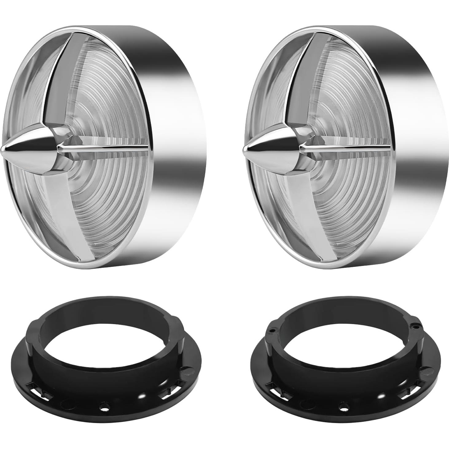 Cubiertas de Lentes de Giro para Motocicleta BOSYCY 3.2 cm Paquete de 2