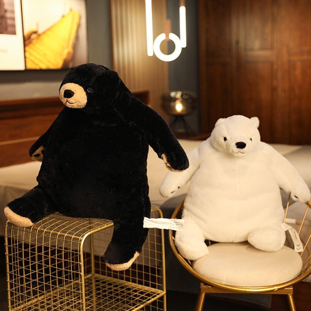 Oso de Peluche Djungelskog Negro 60cm - Suave y Abrazable