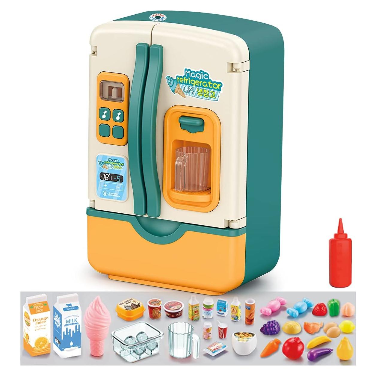 Refrigerador de Juguete HaiLeTao Azul con Música y Luz