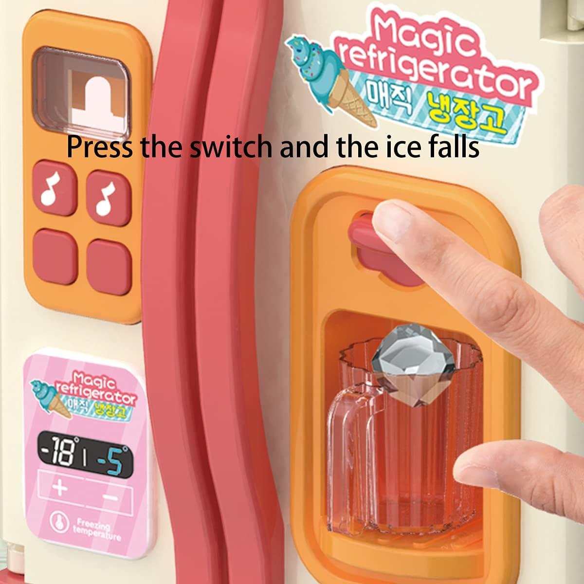 Refrigerador de Juguete HaiLeTao Azul con Música y Luz