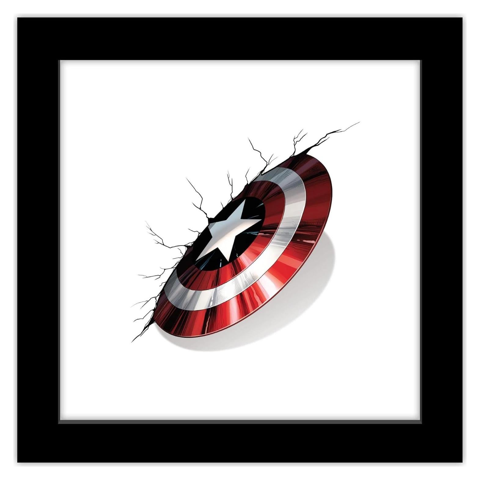 Póster de Arte de Pared Capitán América Trends 30.48 cm