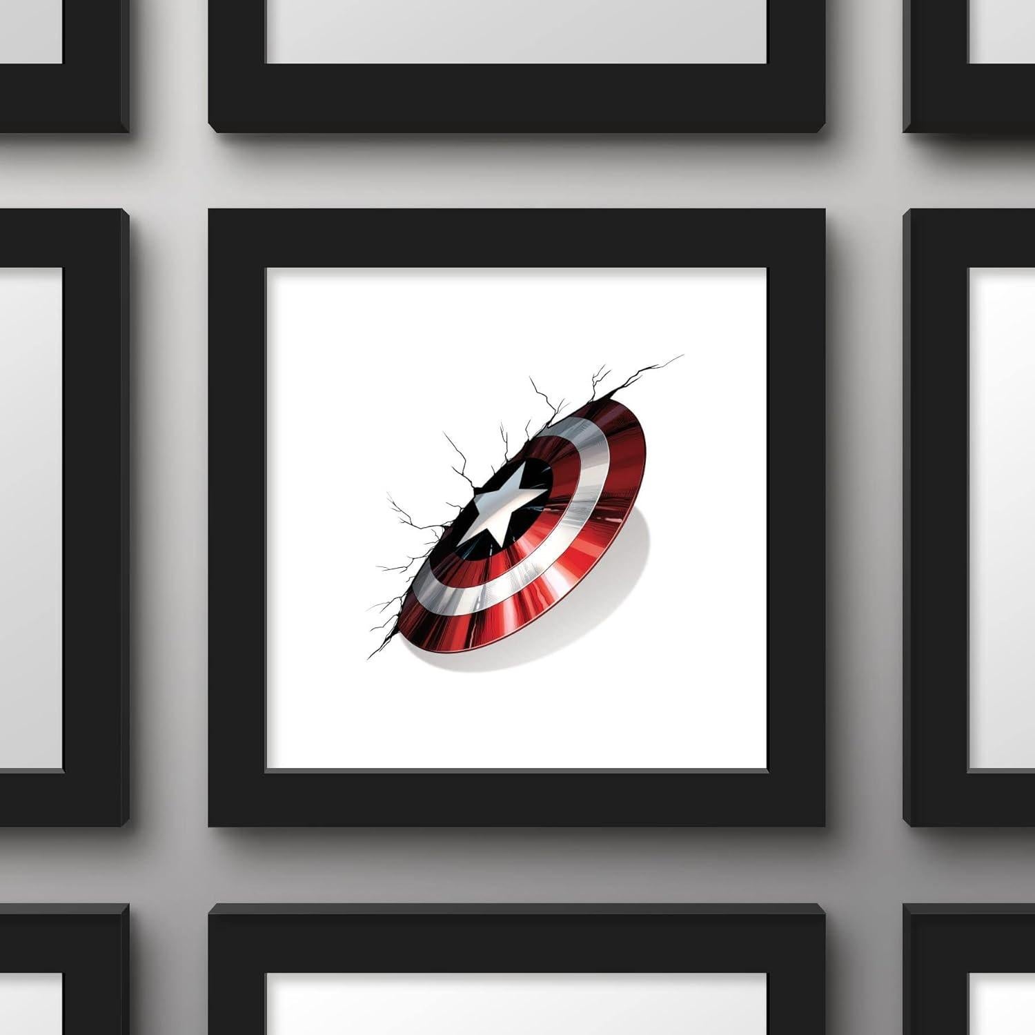 Póster de Arte de Pared Capitán América Trends 30.48 cm