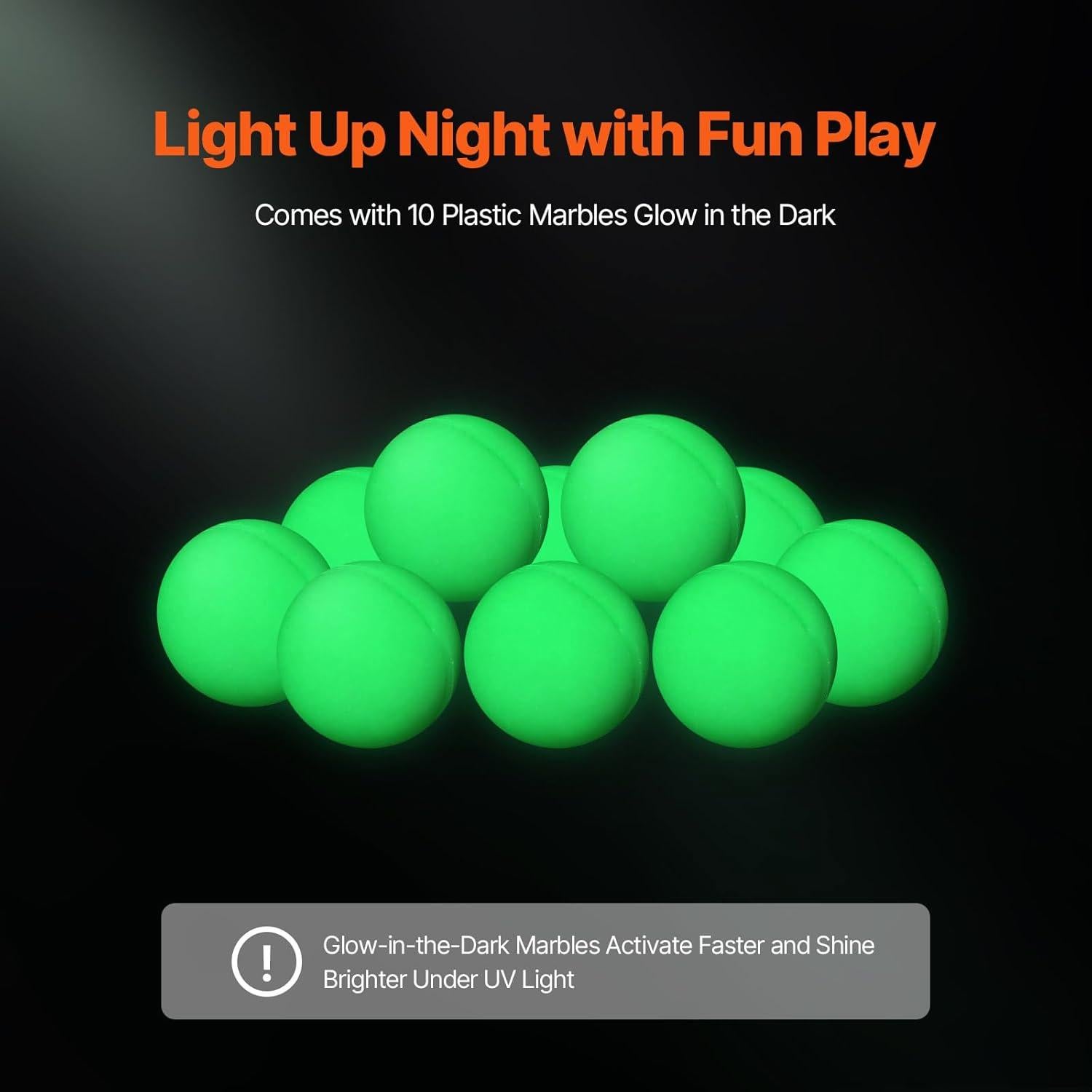 Juego de Pista de Canicas VEVOR 110 Piezas con Canicas Brillantes