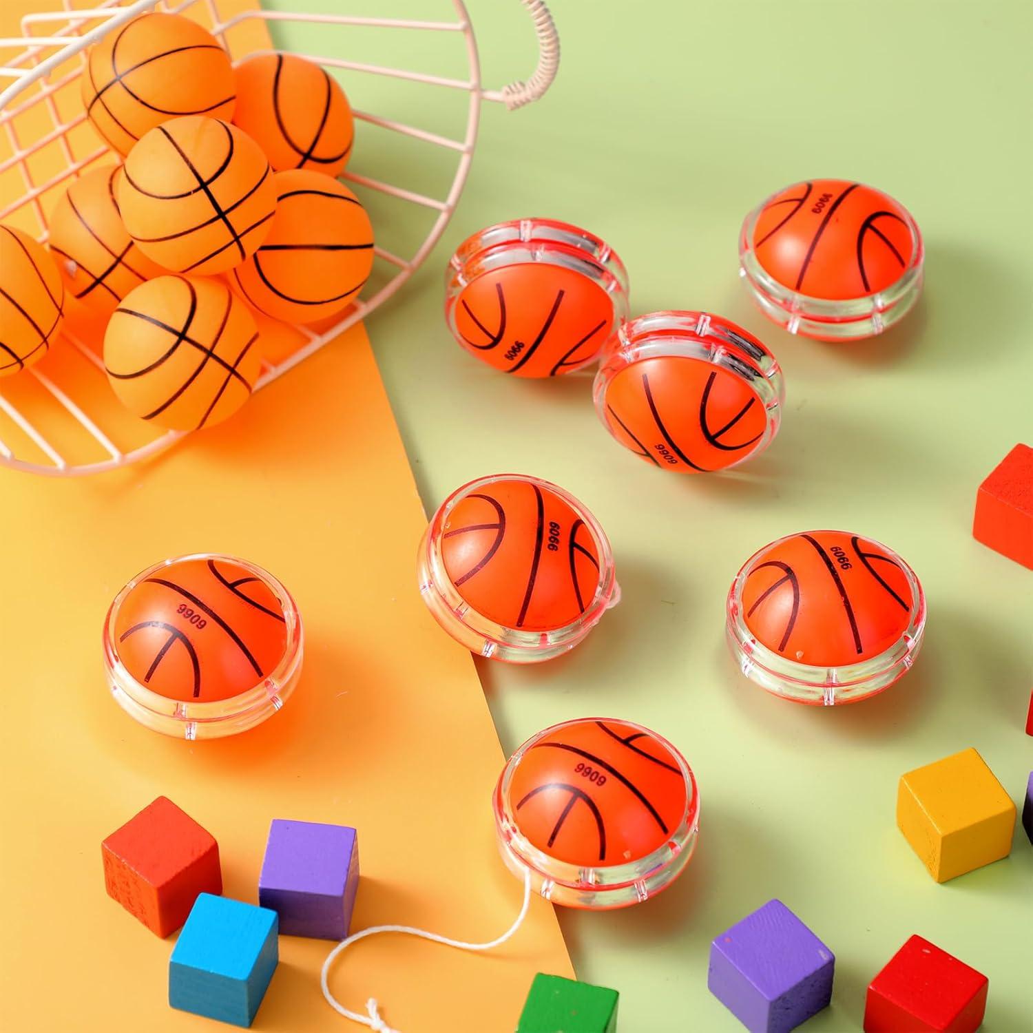 50 Yoyos de Baloncesto Liliful para Niños - Regalos de Cumpleaños