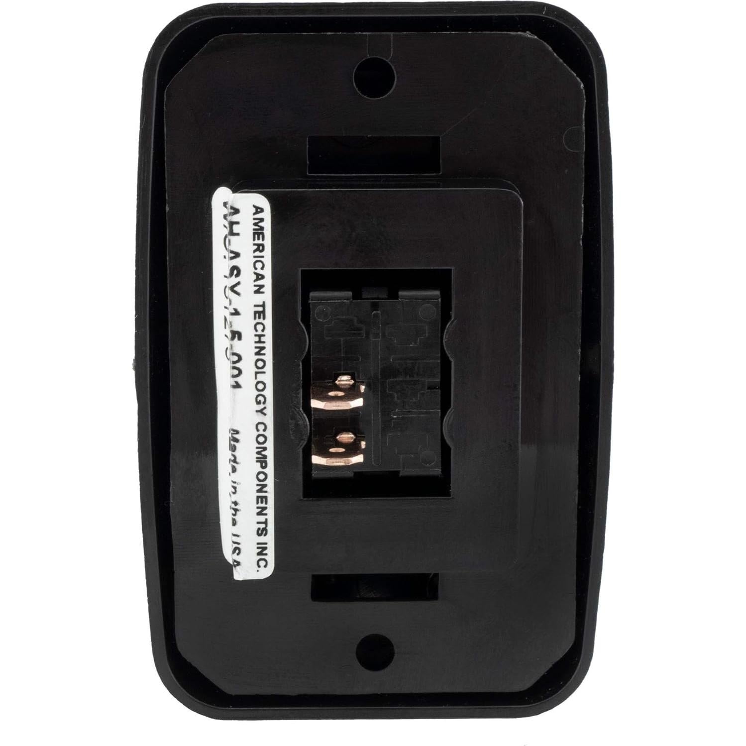 Interruptor On-Off SPST 12V Negro para RV y Remolques