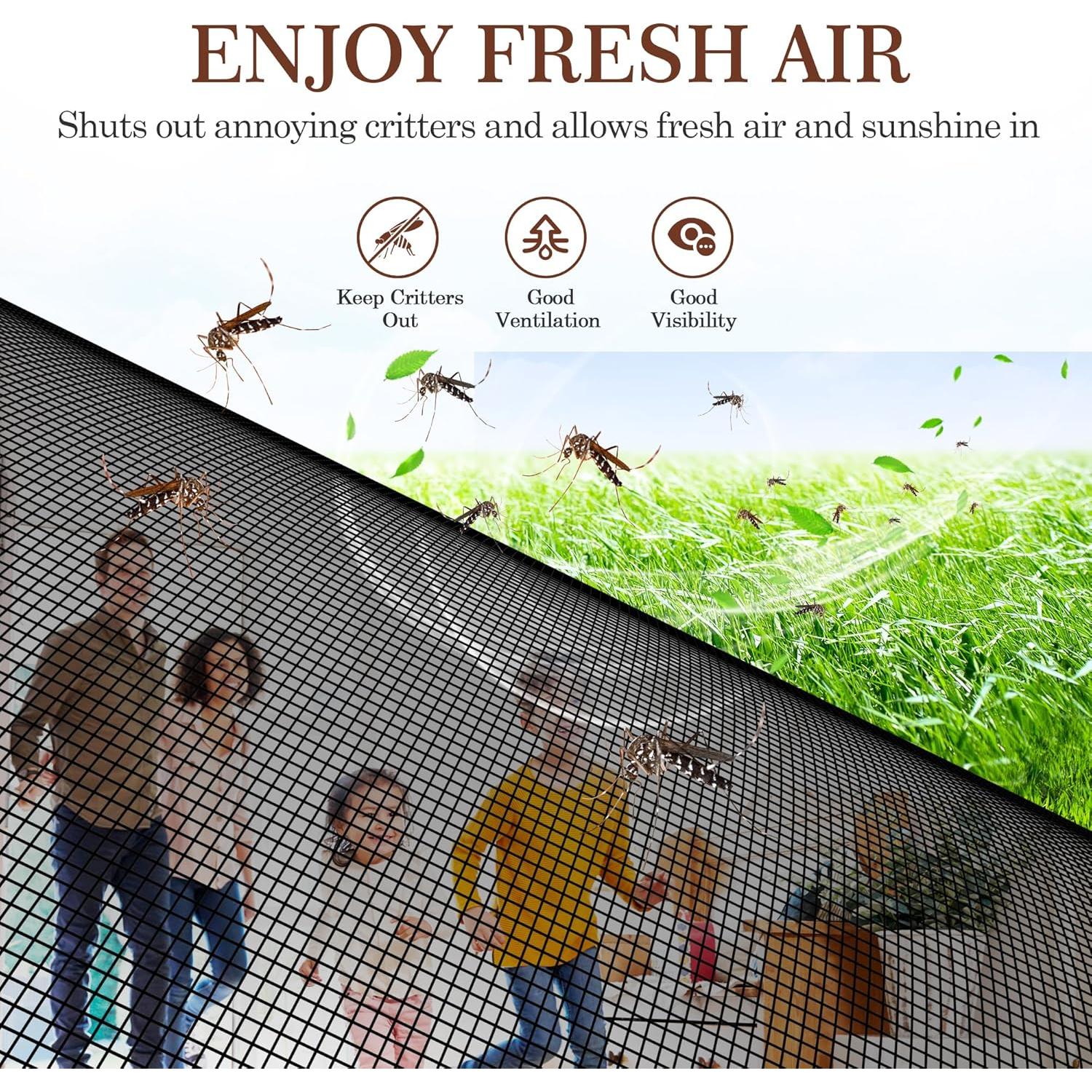 Yotache Puerta Pantalla Magnética 34x81 para Puertas 80x203 cm