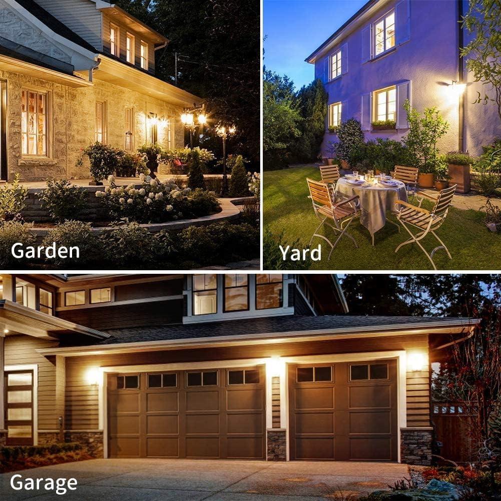 Bombillas LED Tubulares Dimmables Leools 4W 2700K Paquete de 4