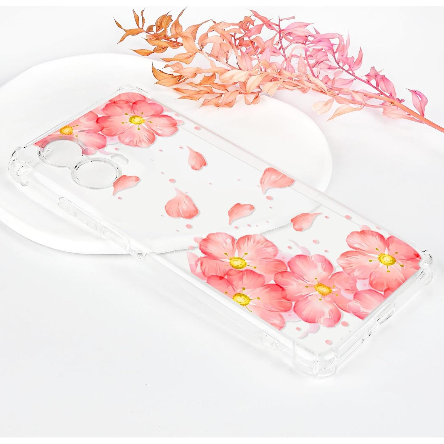 Funda Clara Floral Tcaraersing para Motorola Moto Edge 2024