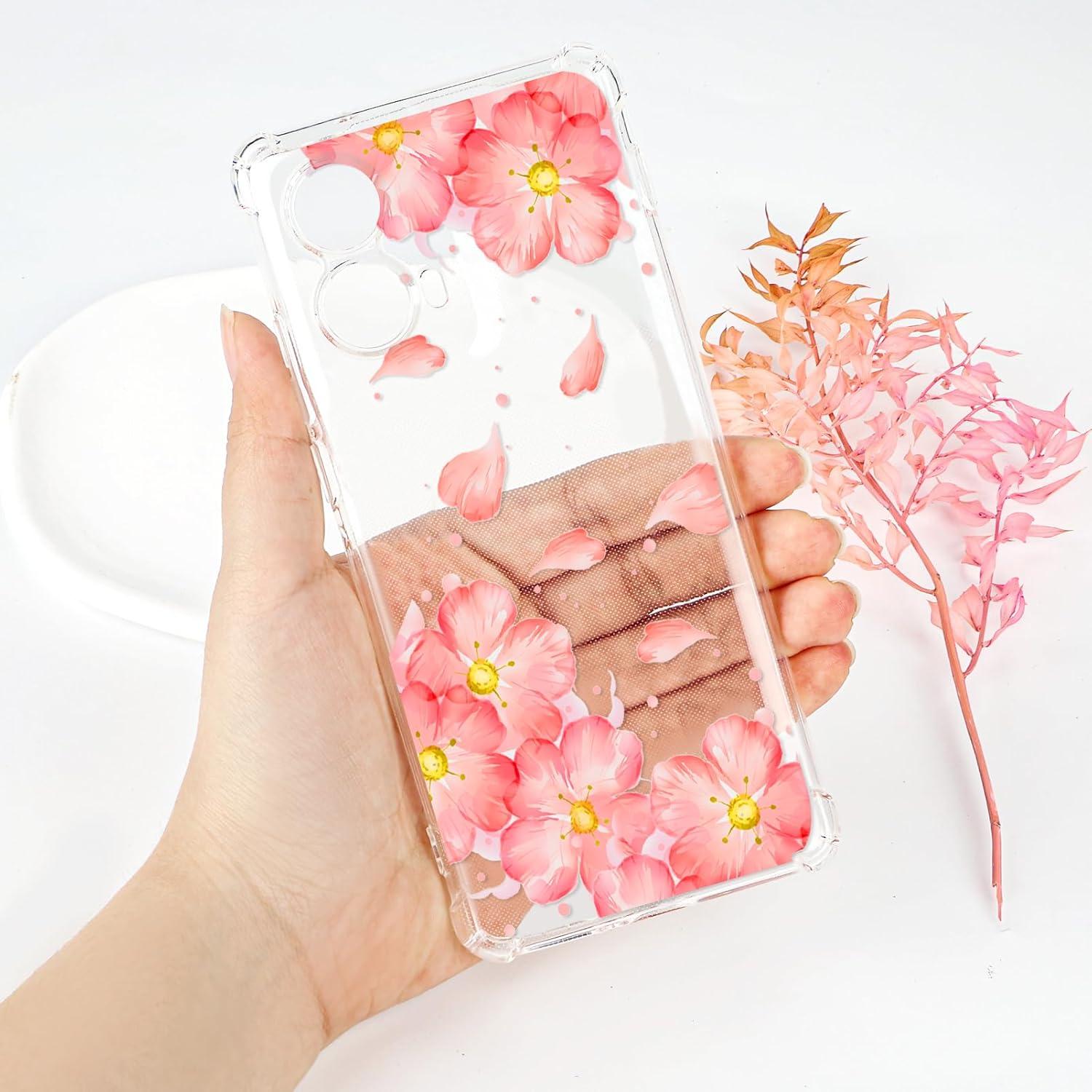 Funda Clara Floral Tcaraersing para Motorola Moto Edge 2024