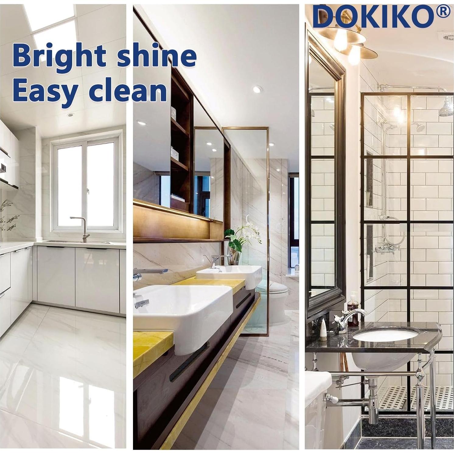 Tabletas Limpiador de Vidrios DOKIKO 100 Pcs Efectivas