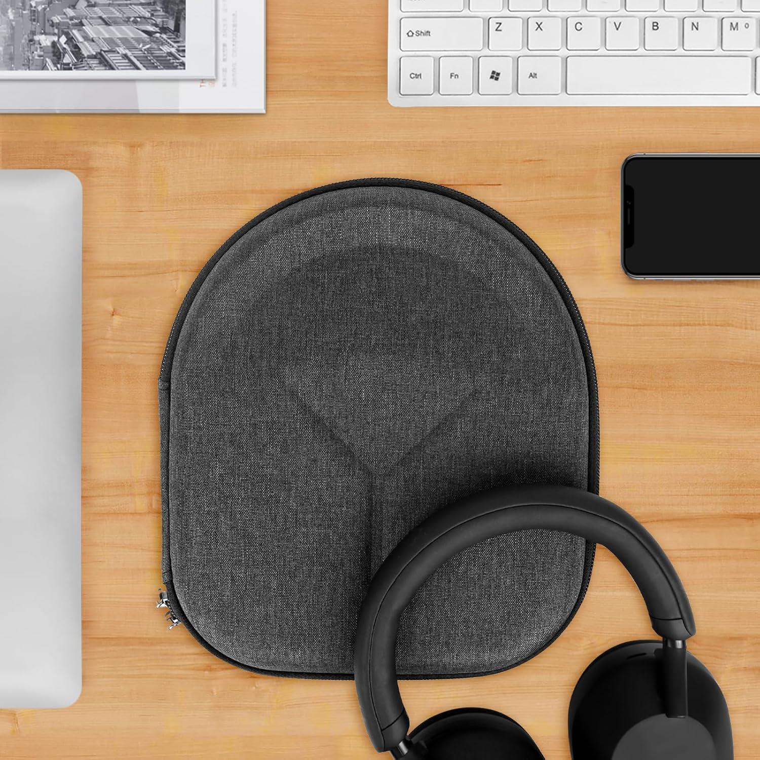 Funda Dura Geekria para Auriculares Sony WH-1000XM5/4/3 - Gris