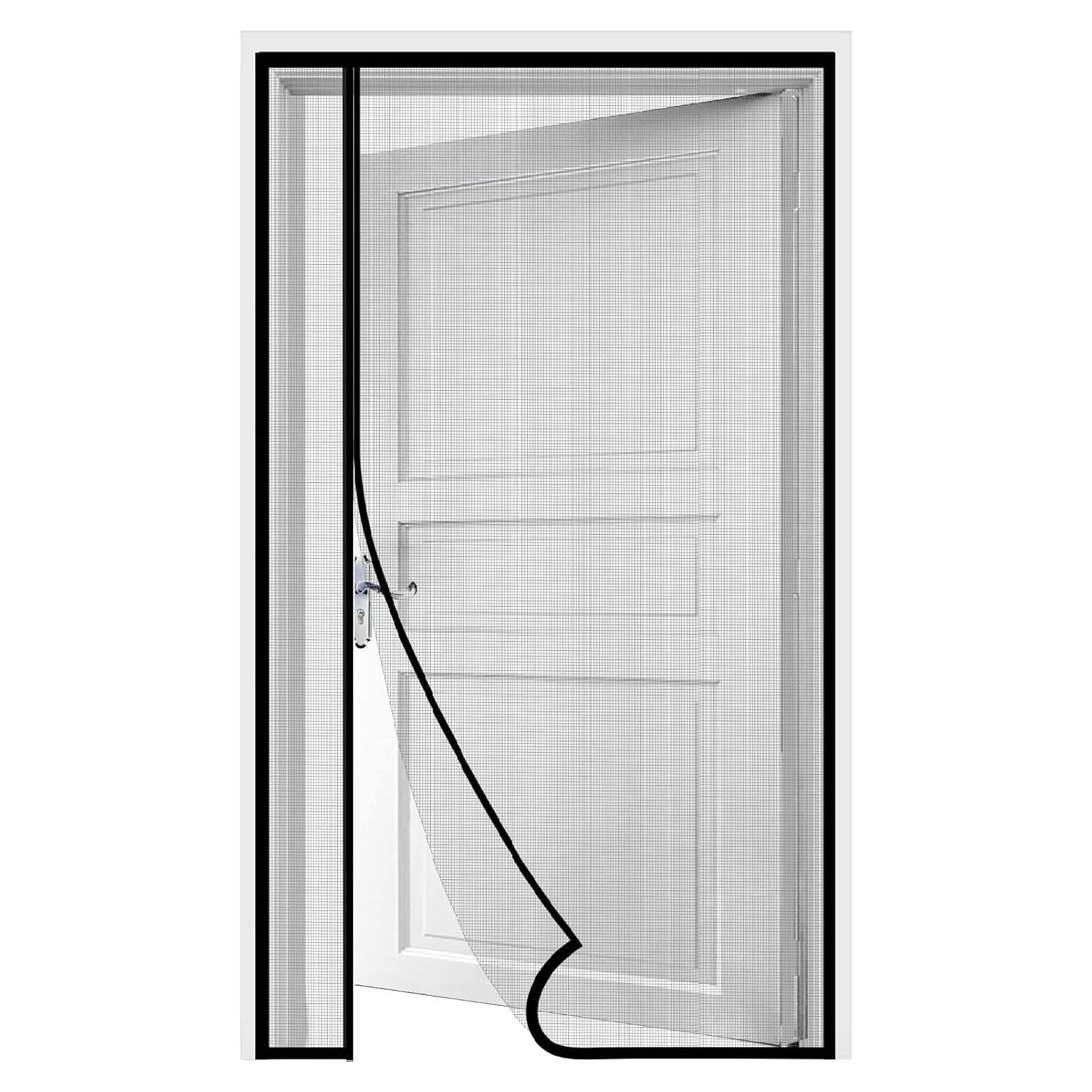 Puerta de Pantalla Magnética HOMWMPA 36x80 cm Gris