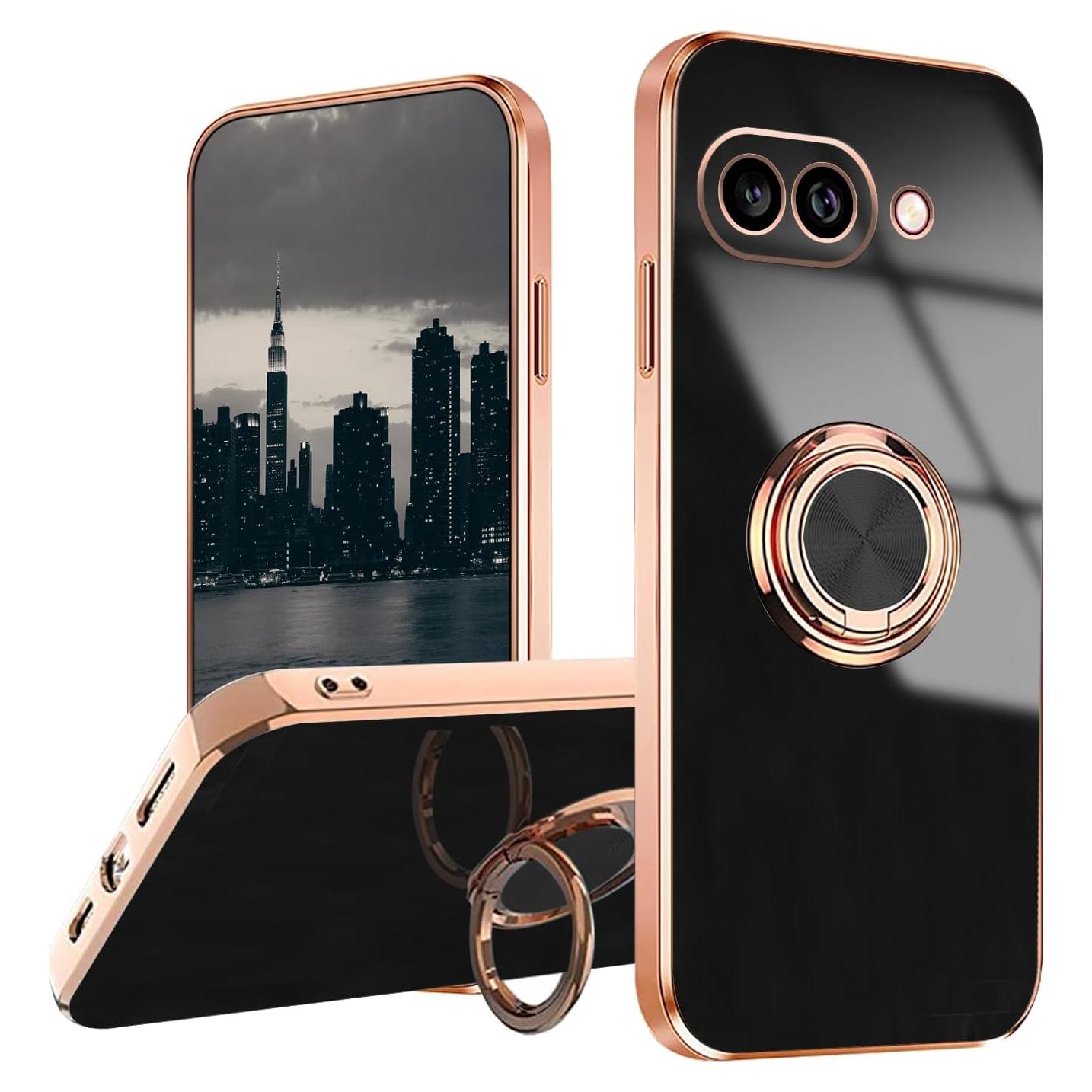 Funda Google Pixel 9a Hlgcokro Silicona Magnética Negra