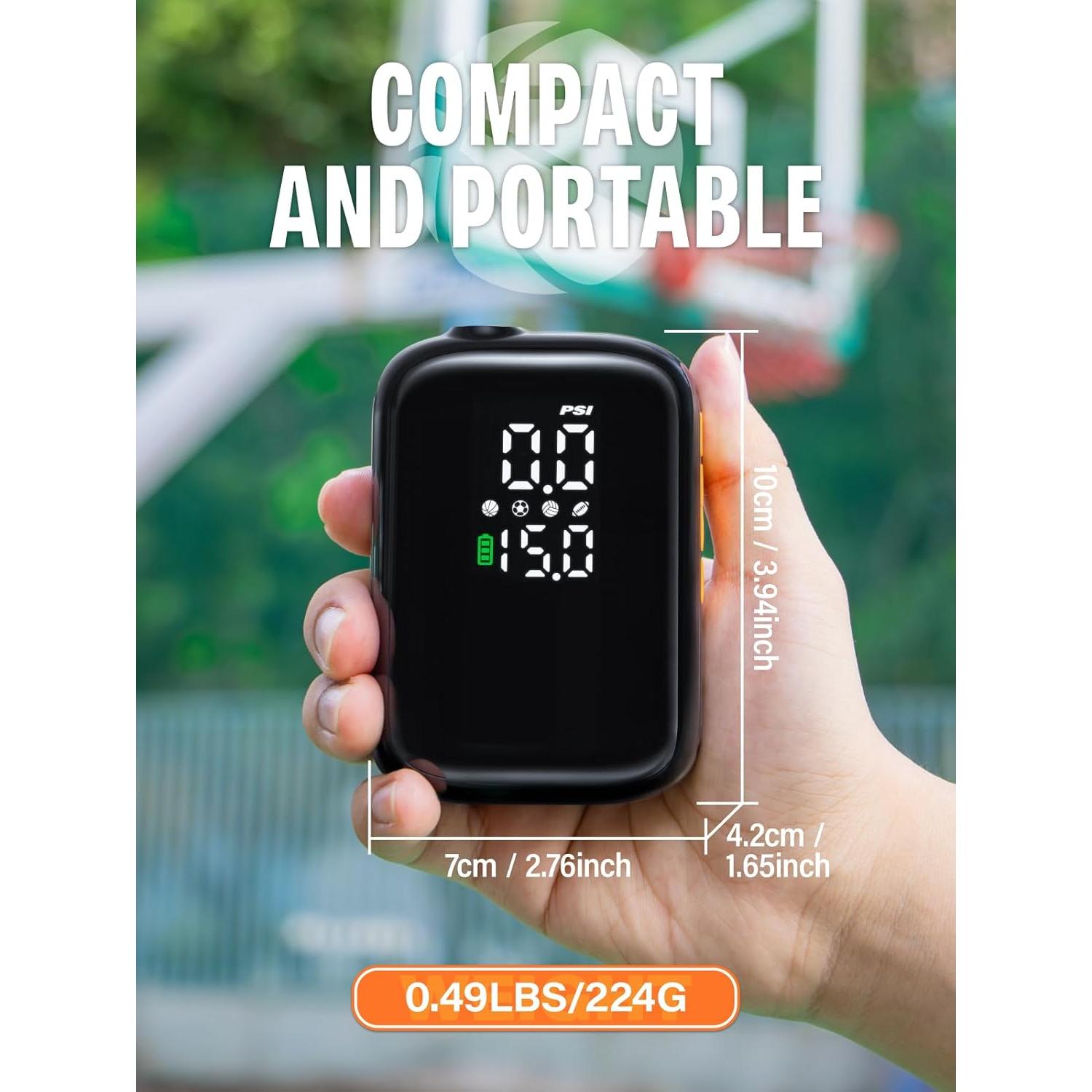 Bomba de Pelotas Eléctrica Pumteck AP1-M 15 PSI Portátil