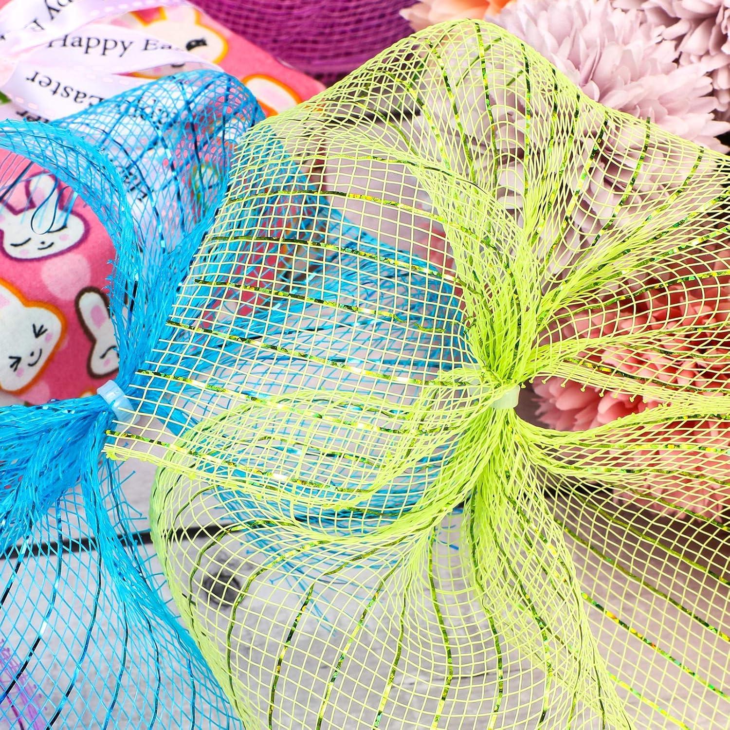 4 Rollos de Cinta de Malla 9,14m Chuangdi Decorativa