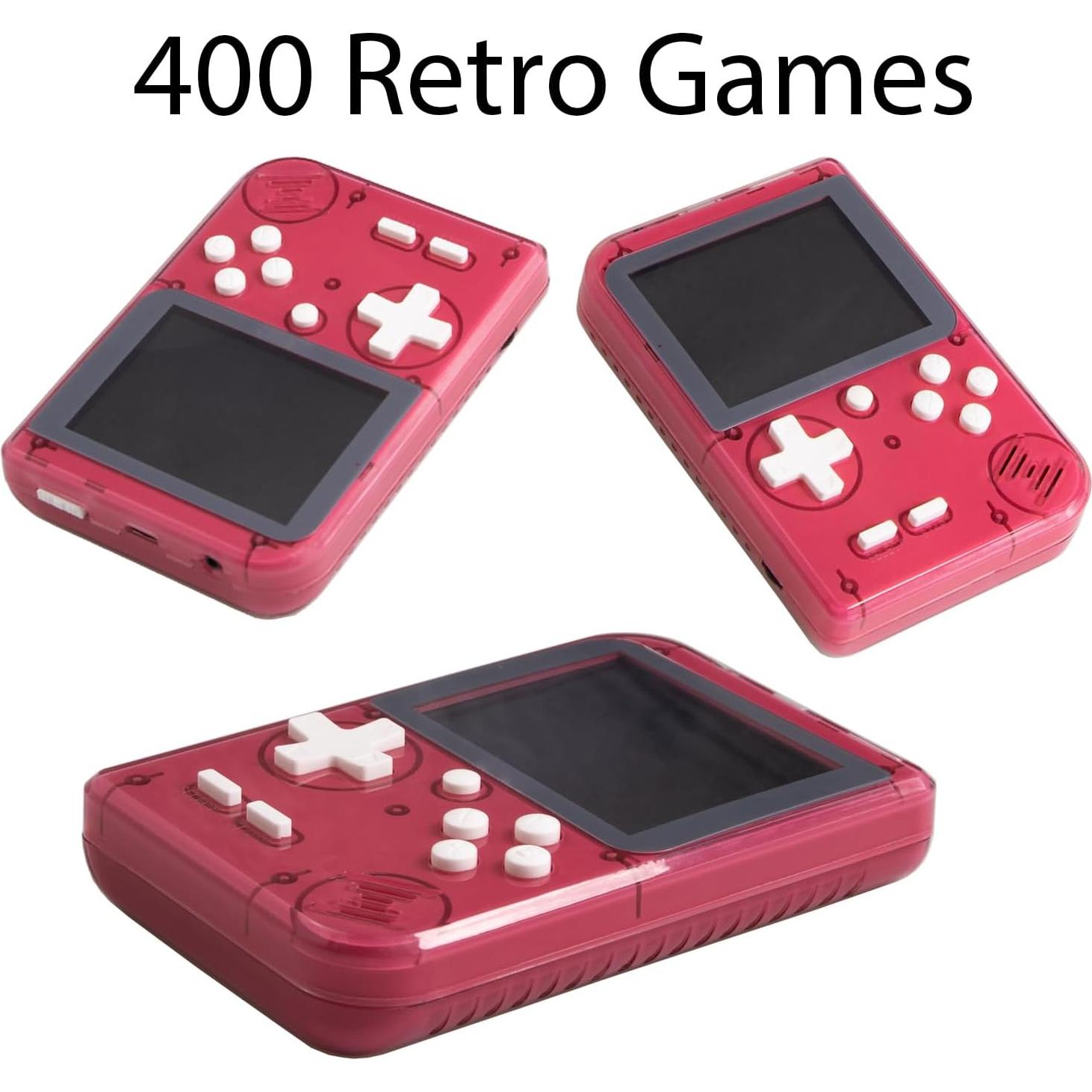 Consola de Juegos Retro Portátil RFetomax 400 Juegos 2.8"