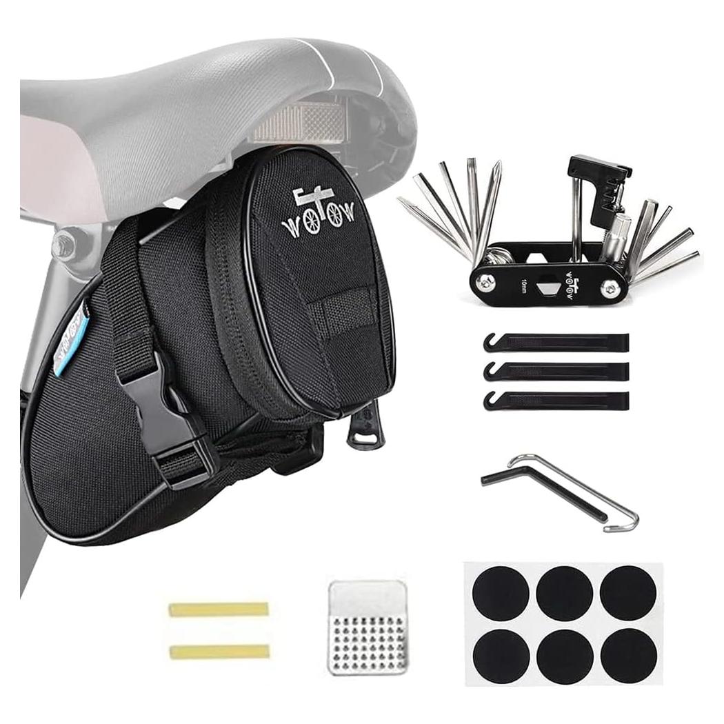 Kit de Herramientas WOTOW 14 en 1 para Bicicletas con Bolsa