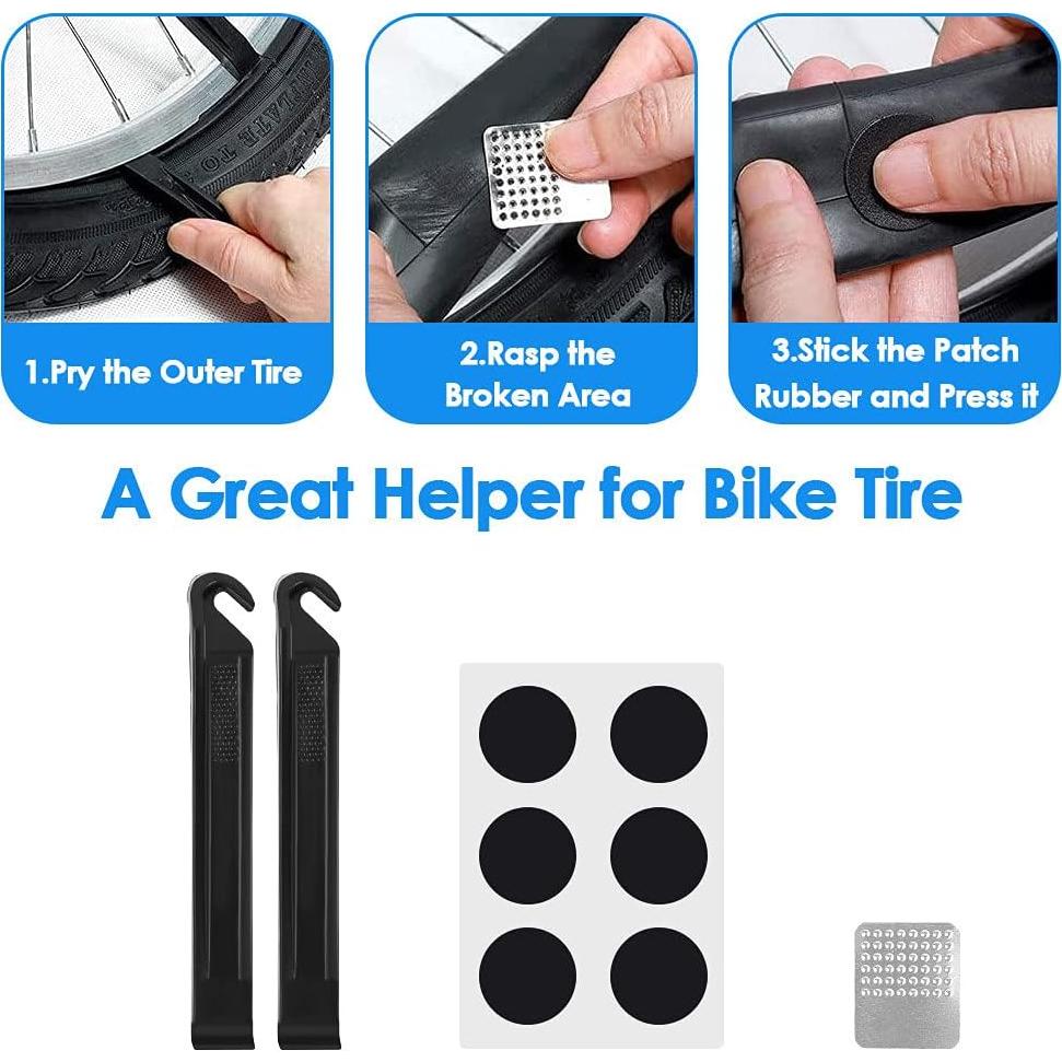 Kit de Herramientas WOTOW 14 en 1 para Bicicletas con Bolsa