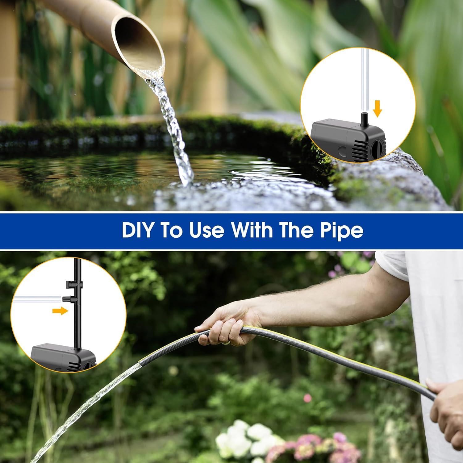 Bomba de Fuente Solar Biling 12W con Filtración y Accesorios