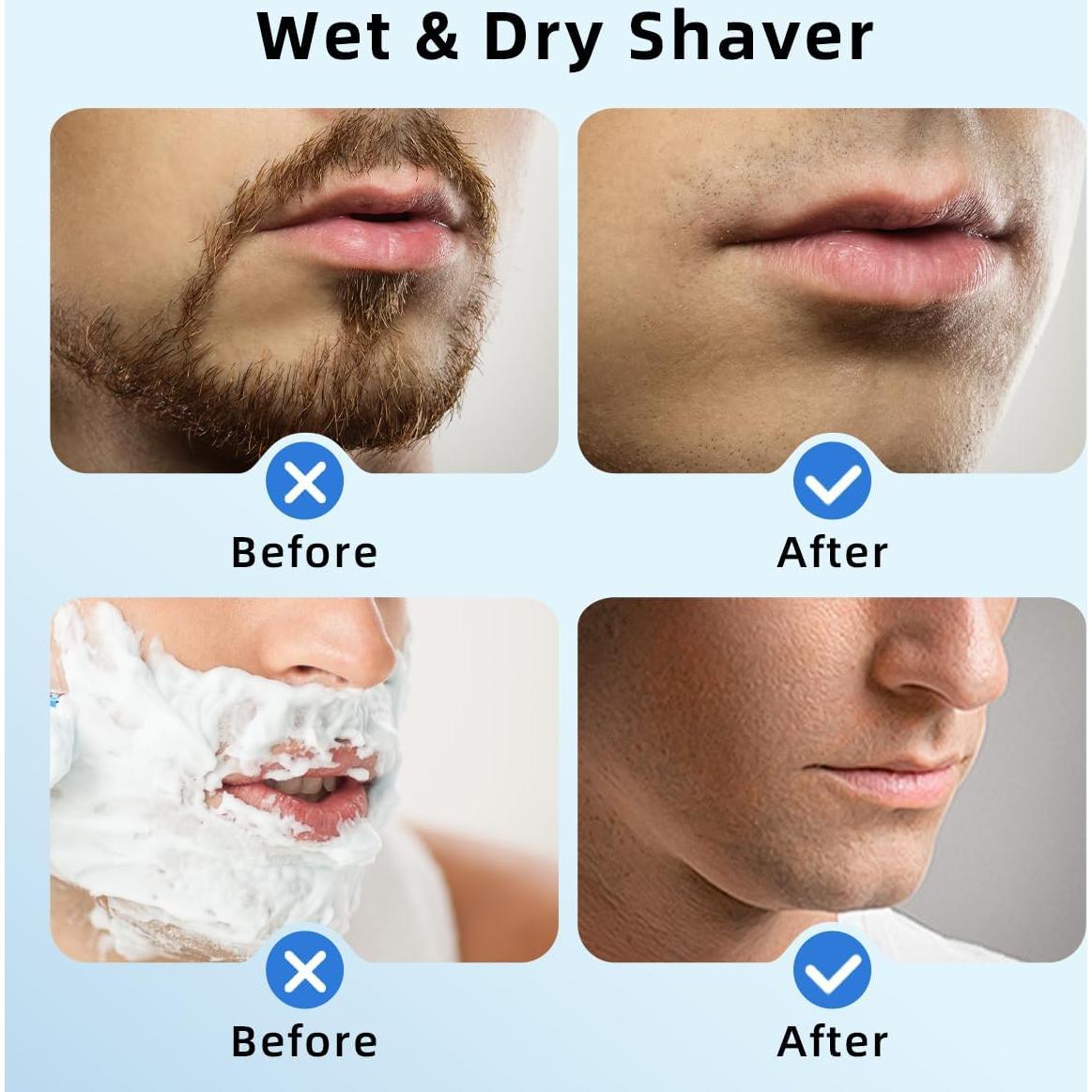 Mini Afeitadora Eléctrica Ezdor V5 Recargable USB-C Impermeable