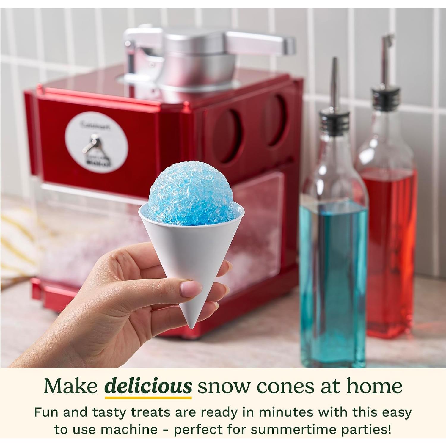 Máquina de Nieve Cuisinart SCM-10P1, 5 Conos Helados