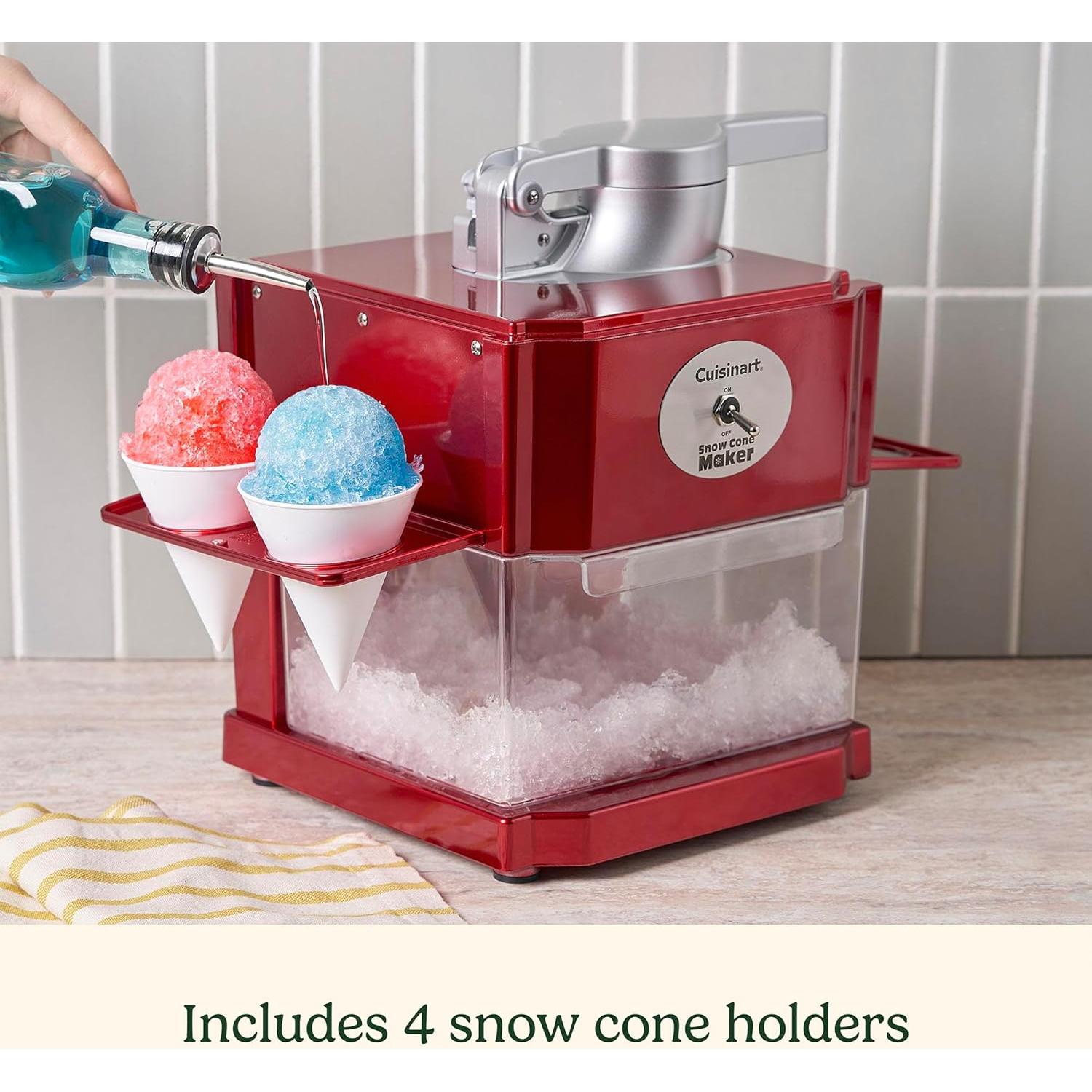 Máquina de Nieve Cuisinart SCM-10P1, 5 Conos Helados