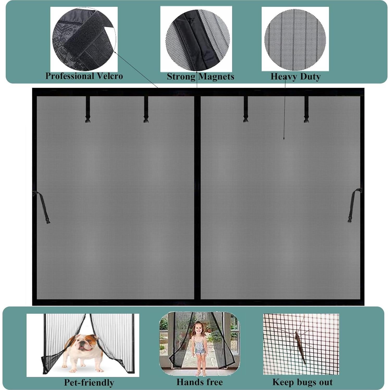 Pantalla de Puerta de Garaje Magnética MMGFNSDC 223.5x217.8cm