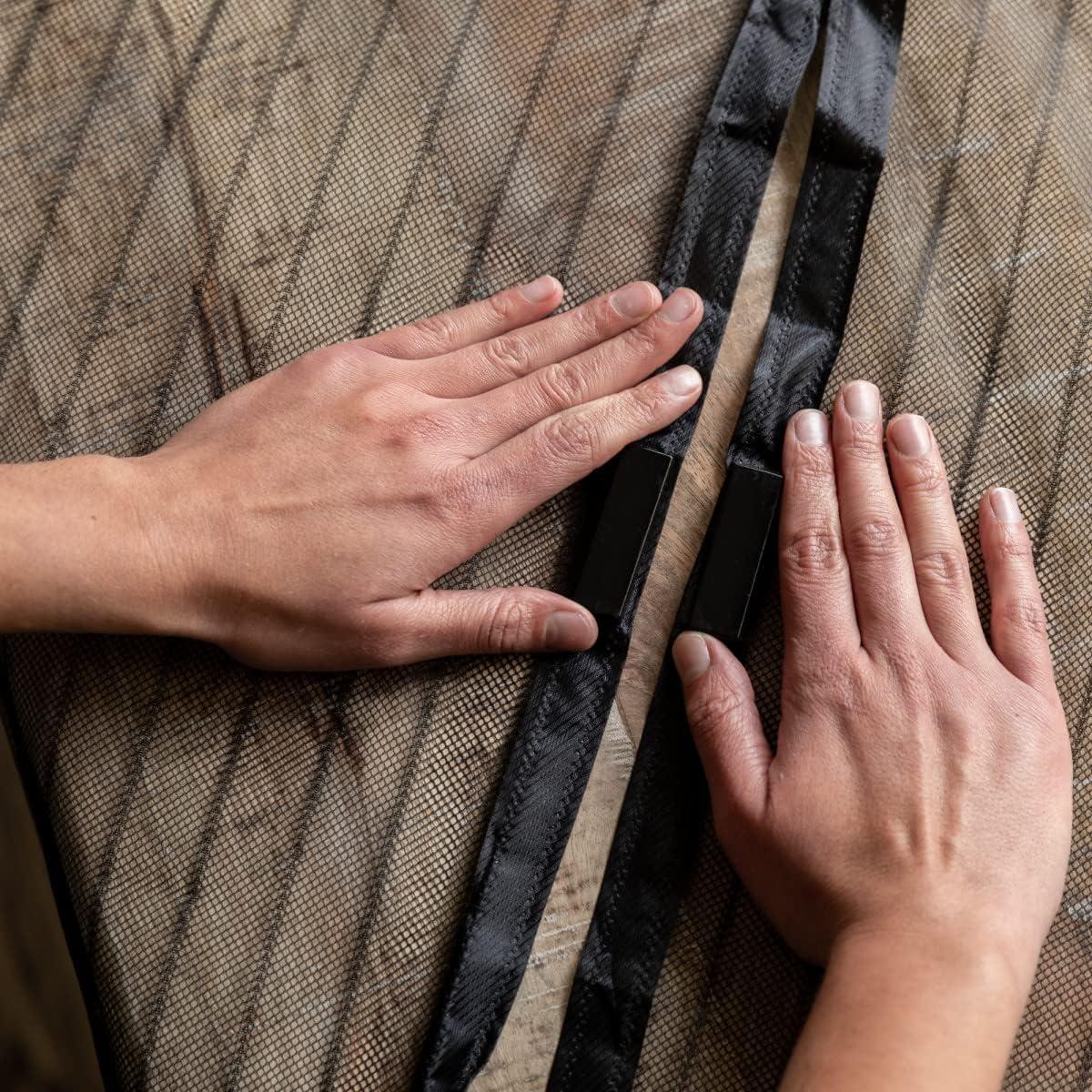 Puerta de Pantalla Magnética Duck Brand 287072, Negra