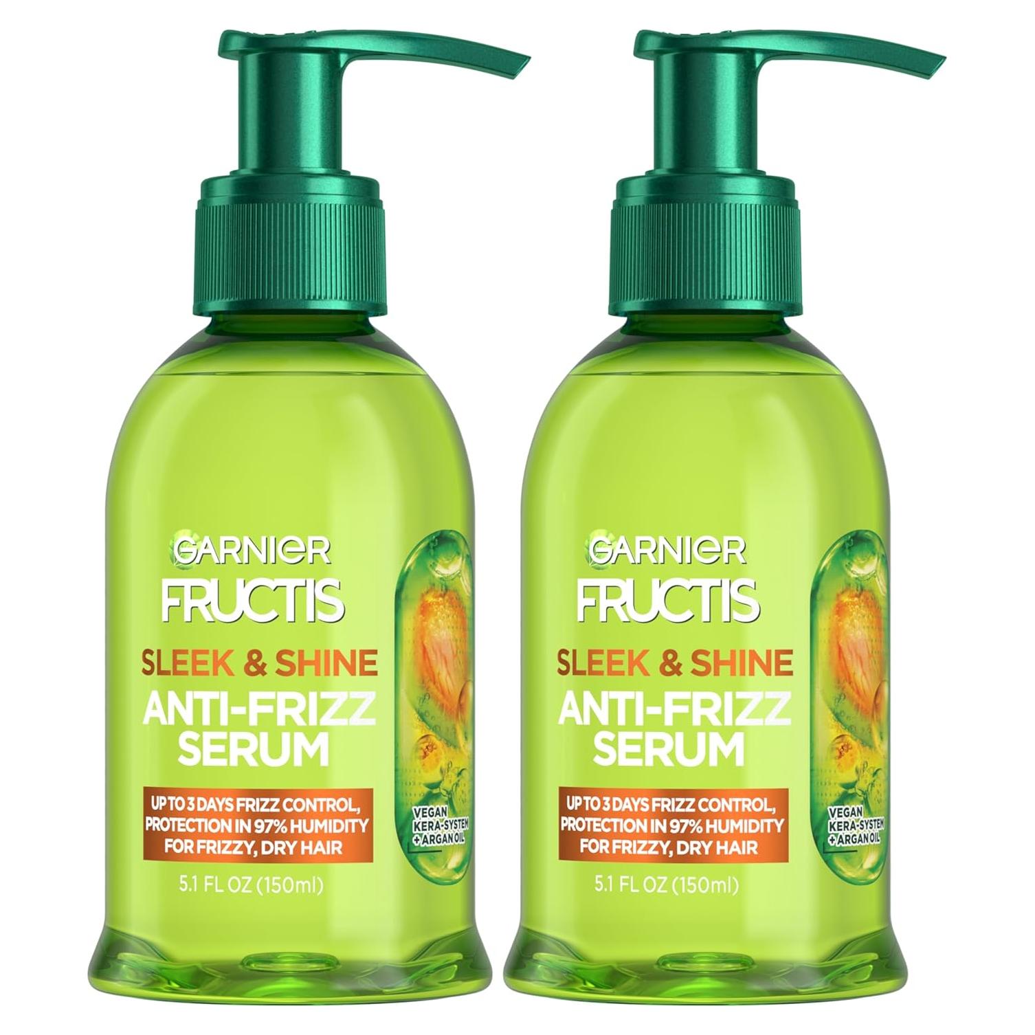 Sérum Antifrizz Garnier Fructis Sleek & Shine 151 ml Pack 2