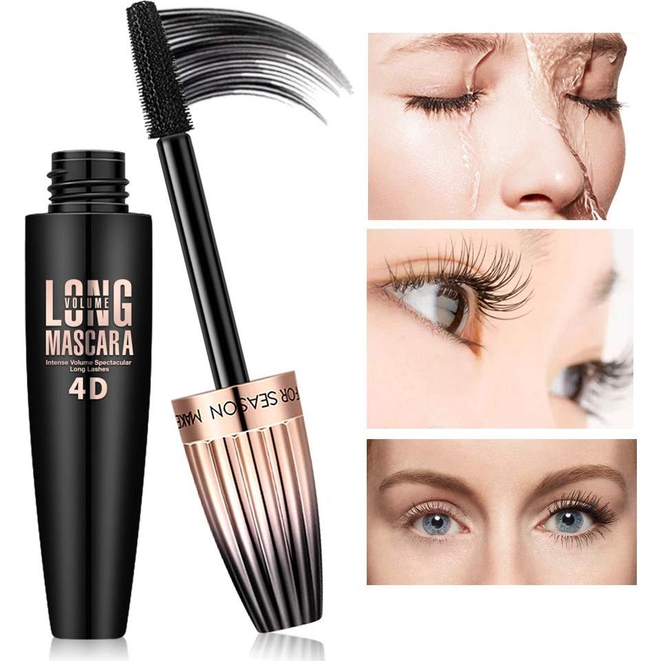 Máscara de Pestañas 4D Fiber FGHJ Negra a Prueba de Agua 30g