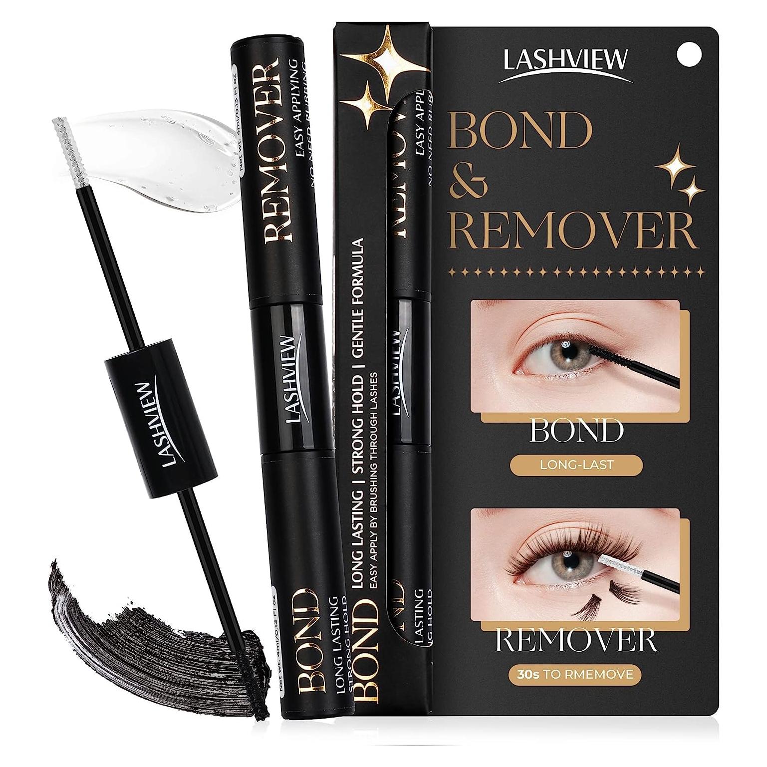 LASHVIEW Pegamento y Removedor de Pestañas 10ml 48h