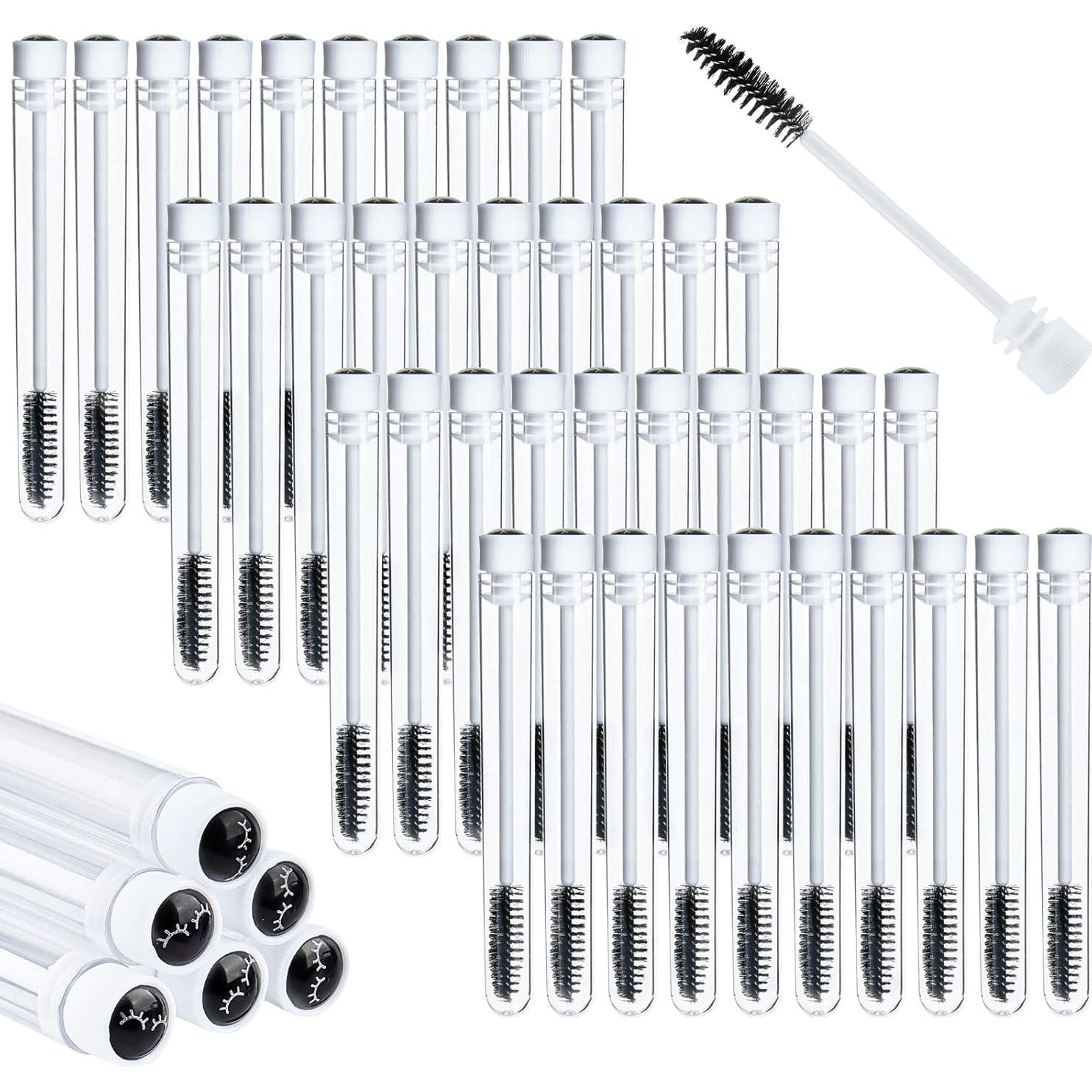 Set de 80 Piezas de Tubos y Cepillos de Pestañas TUZAZO