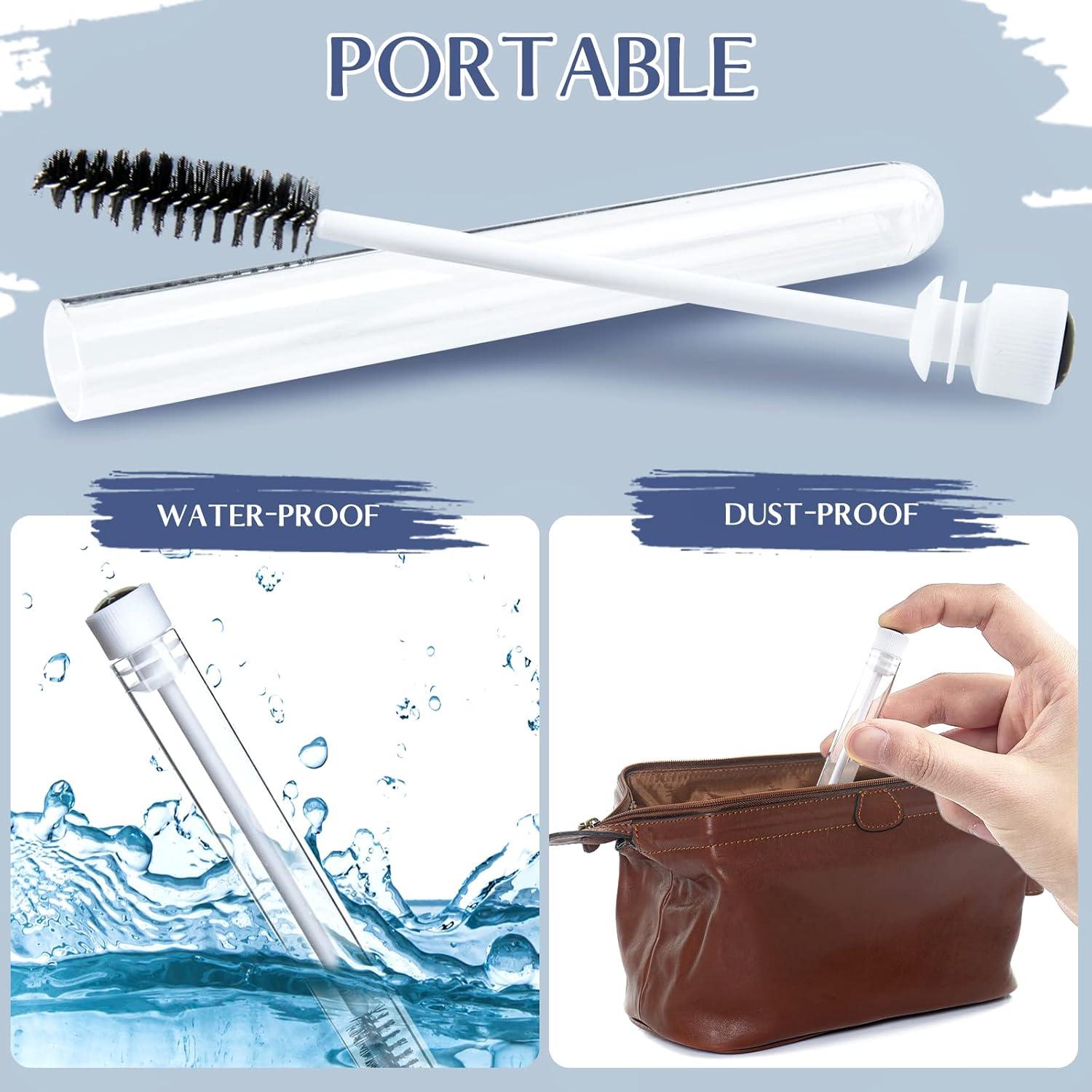 Set de 80 Piezas de Tubos y Cepillos de Pestañas TUZAZO