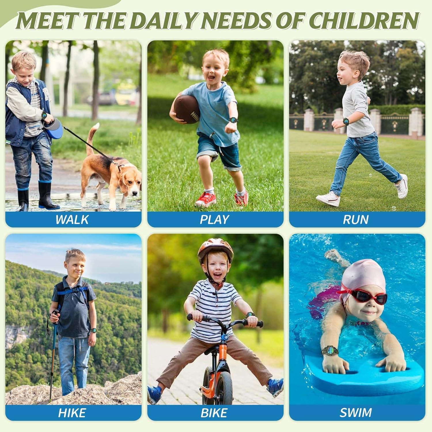 Reloj Digital Deportivo Impermeable Dayllon para Niños Verde