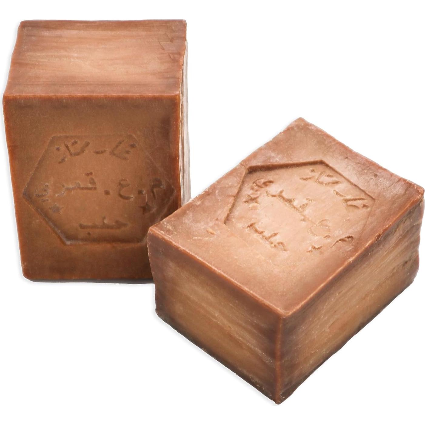 Jabón Natural de Aleppo Olippo 2-Pack 190g - Orgánico y Hecho a Mano