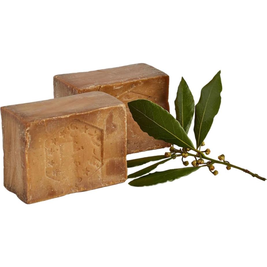 Jabón Natural de Aleppo Olippo 2-Pack 190g - Orgánico y Hecho a Mano