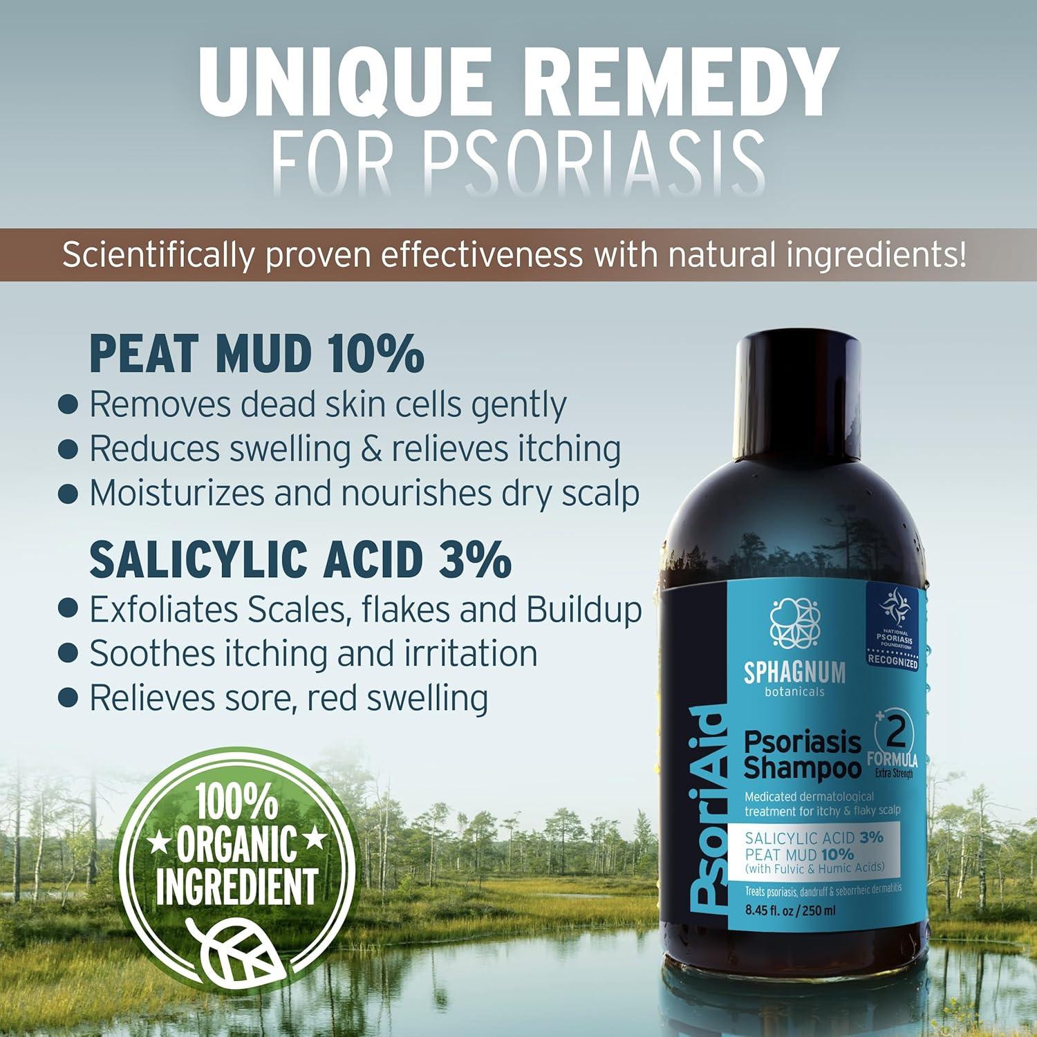 Juego de Champú y Acondicionador Sphagnum 250 ml x 2 - Psoriasis