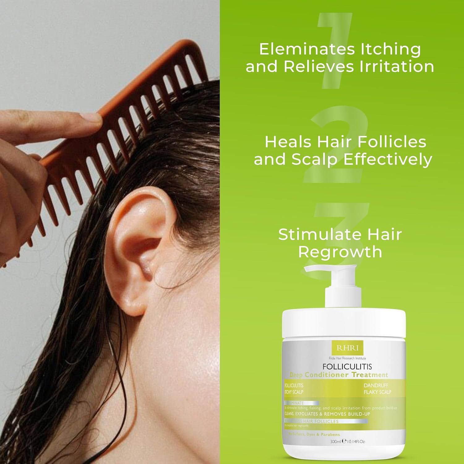 Acondicionador Profundo Rida 348g para Foliculitis y Caspa