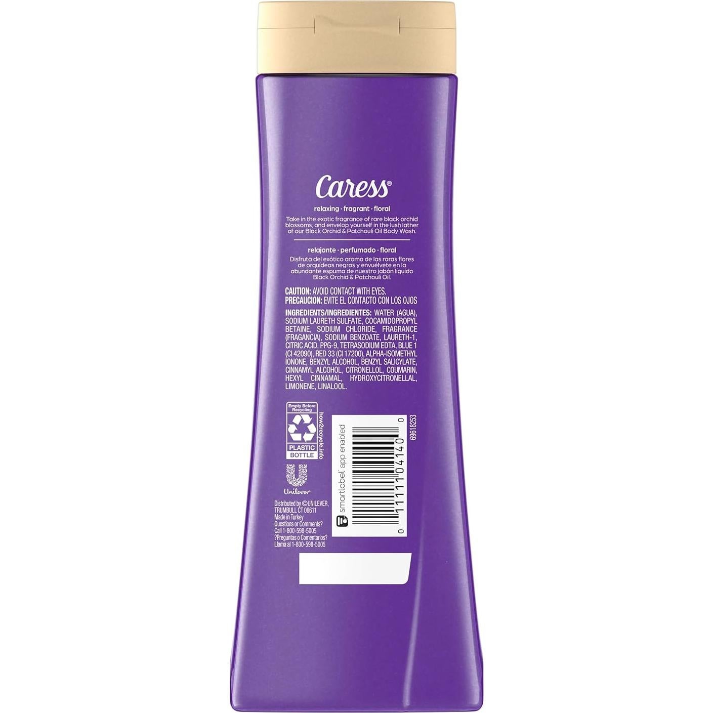 Jabón de Cuerpo Caress Orquídea Negra y Pachulí 591 ml (2 unidades)