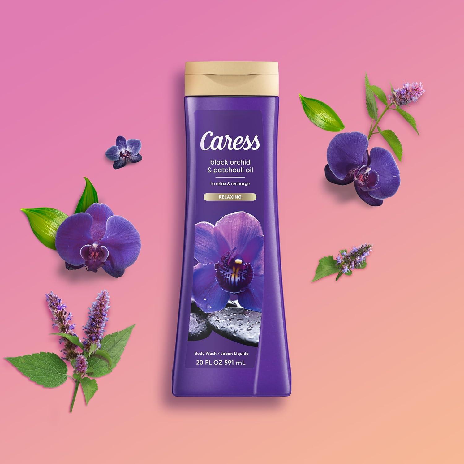 Jabón de Cuerpo Caress Orquídea Negra y Pachulí 591 ml (2 unidades)